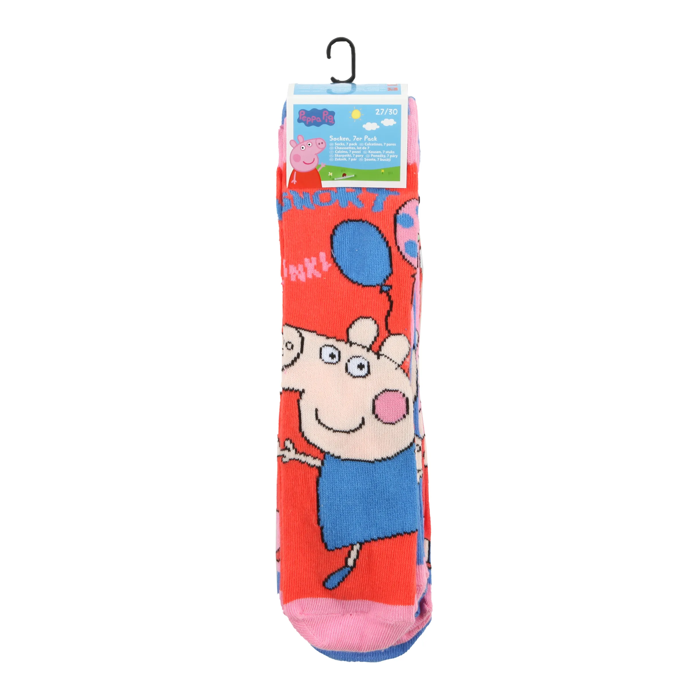 Peppa Pig KM Socken 7er Pack Peppa Pig Bunt 886113 PINK 1