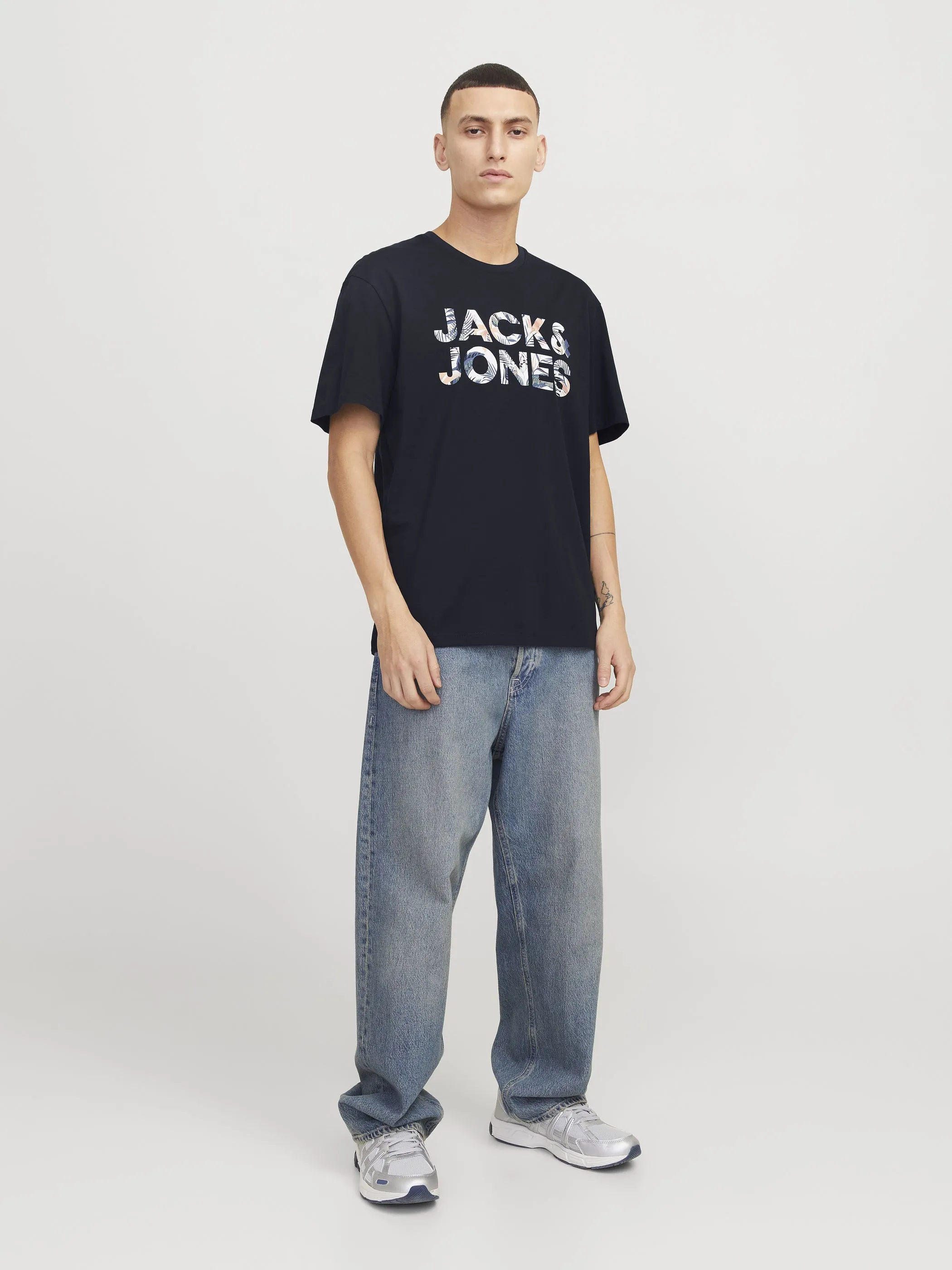 Jack Jones 12268127 JJEBRYAN CORP LOGO TE Schwarz 903404 175917 4