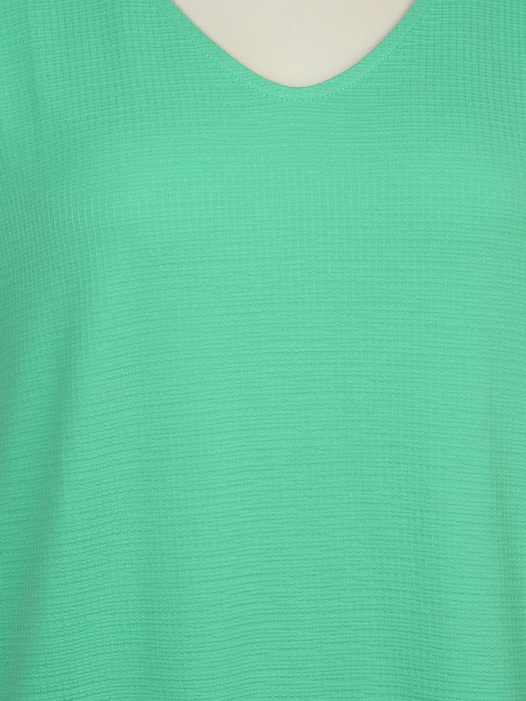 Sonja Blank Da-gr.Gr. T-Shirt V-Ausschnitt Grün 890335 IRISHGREEN 3