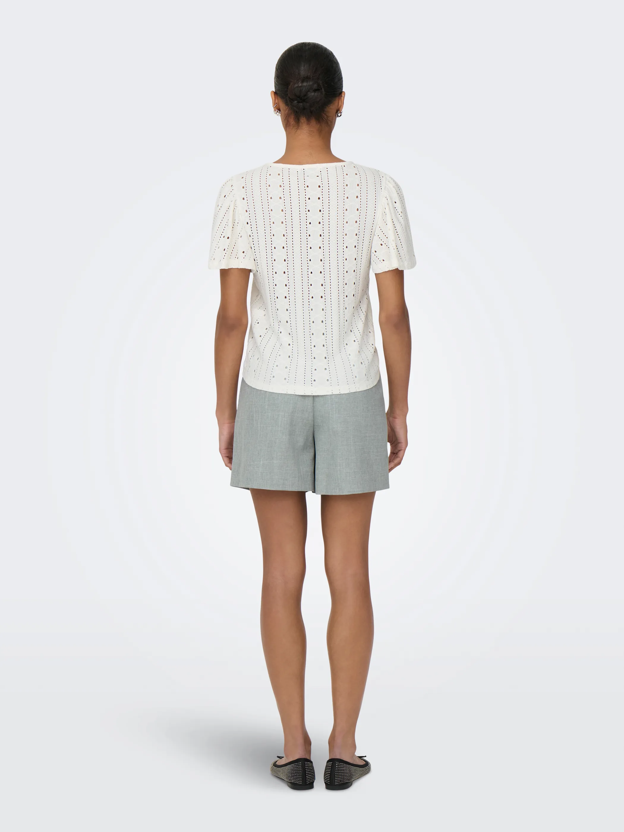 Only 15312474 ONLRIVERSIDE S/S FLAI Weiß 910178 177922 4