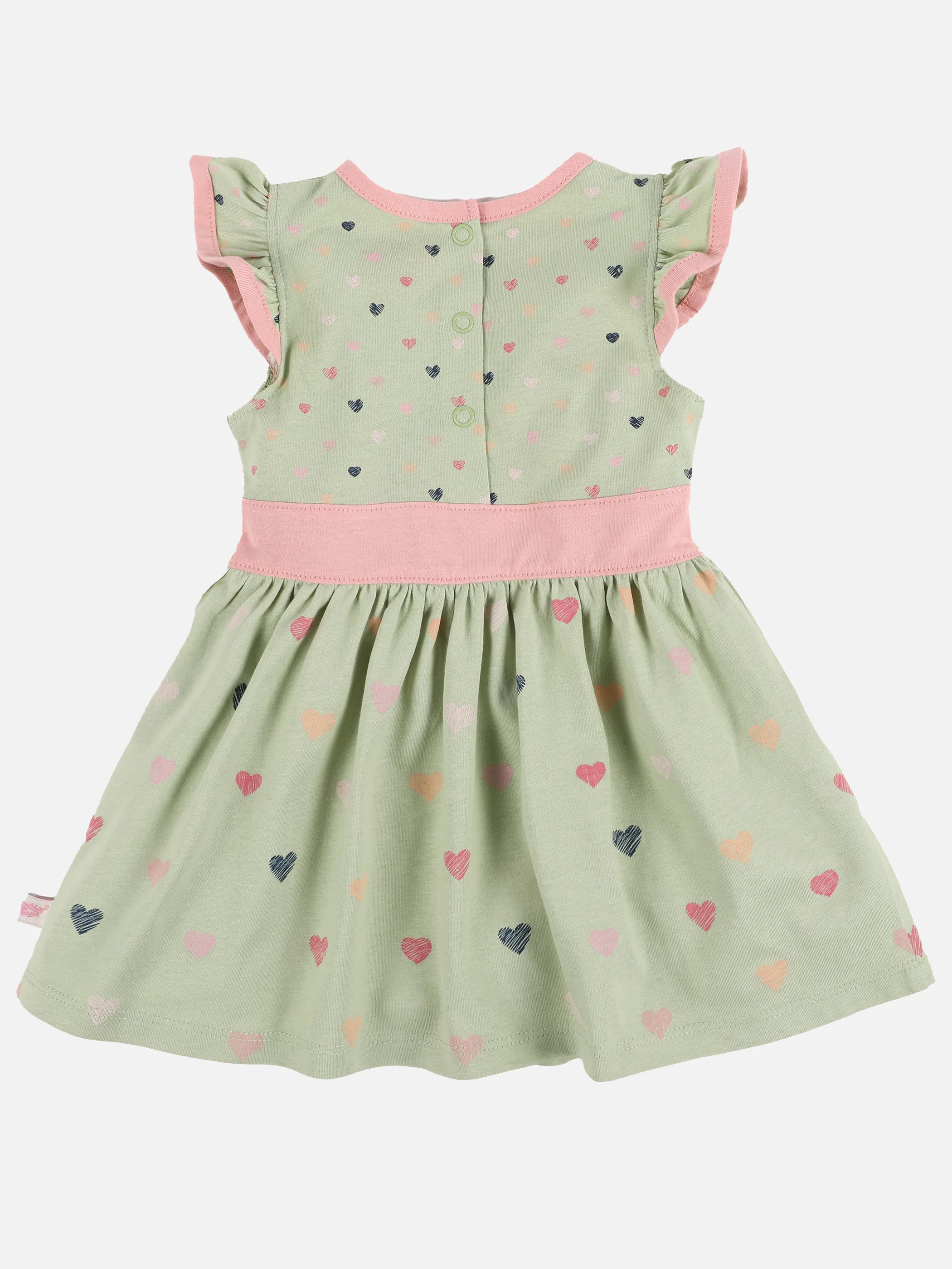 Bubble Gum BM Kleid mit Schleife und AOP 890761 SALBEI GEM 2