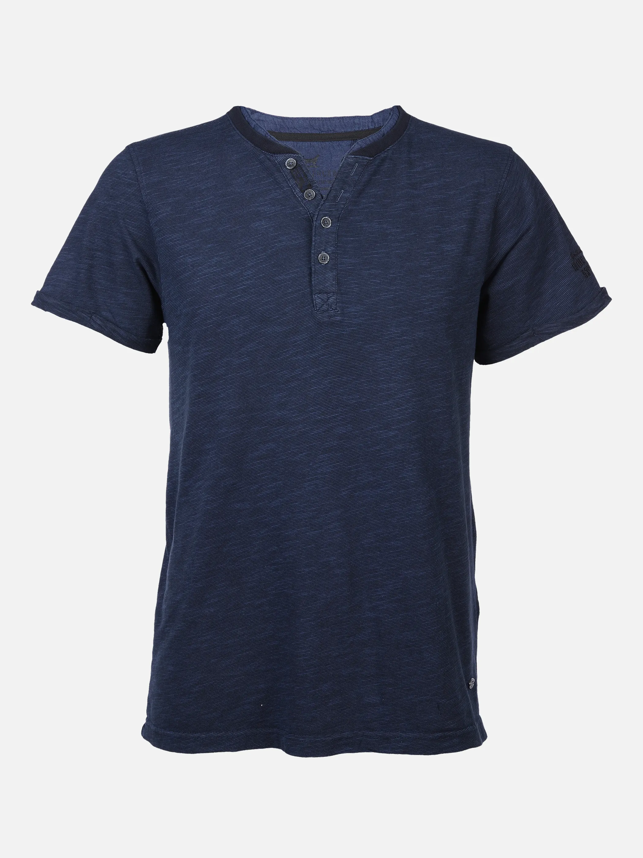 Jim Spencer He. Henleyshirt 1/2 Arm grindl Blau 861654 NAVY 1