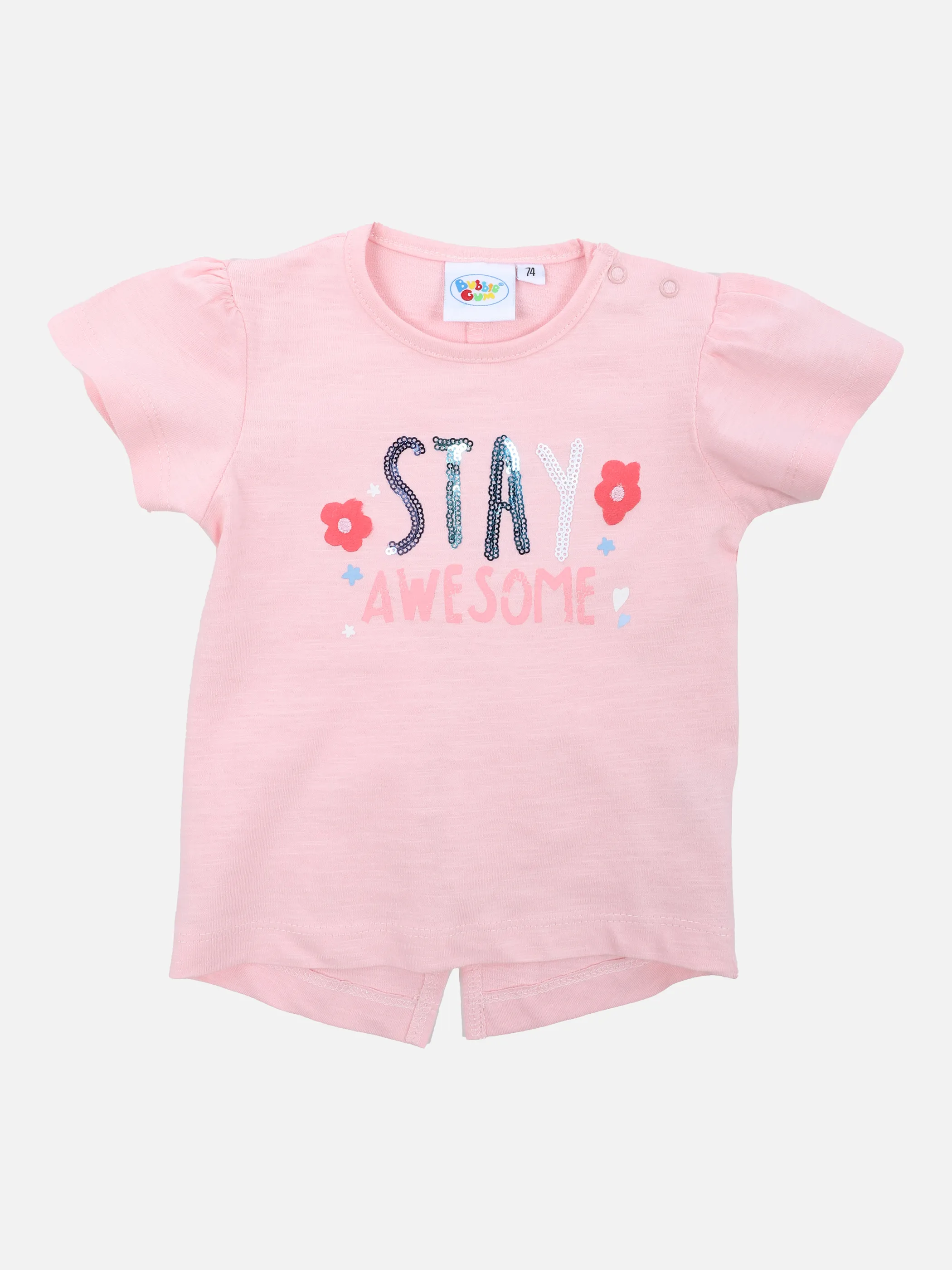 Bubble Gum BG TShirt in rosa mit Wording Rosa 860621 ROSA 1 Bubble Gum BG TShirt in rosa mit Wording Rosa 860621 ROSA 1