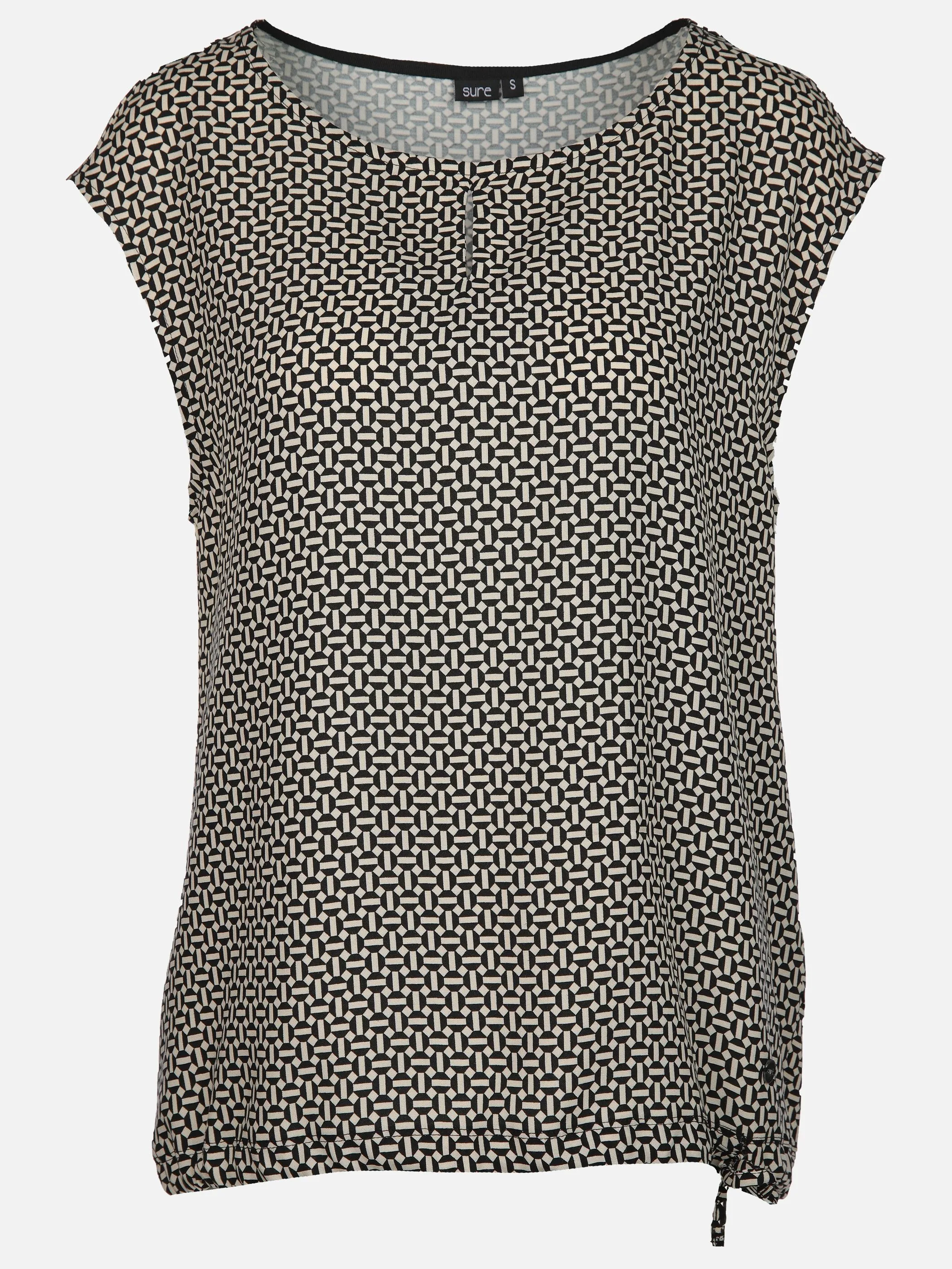 Sure Da-Materialmix-Top Schwarz 910498 BLACK 1