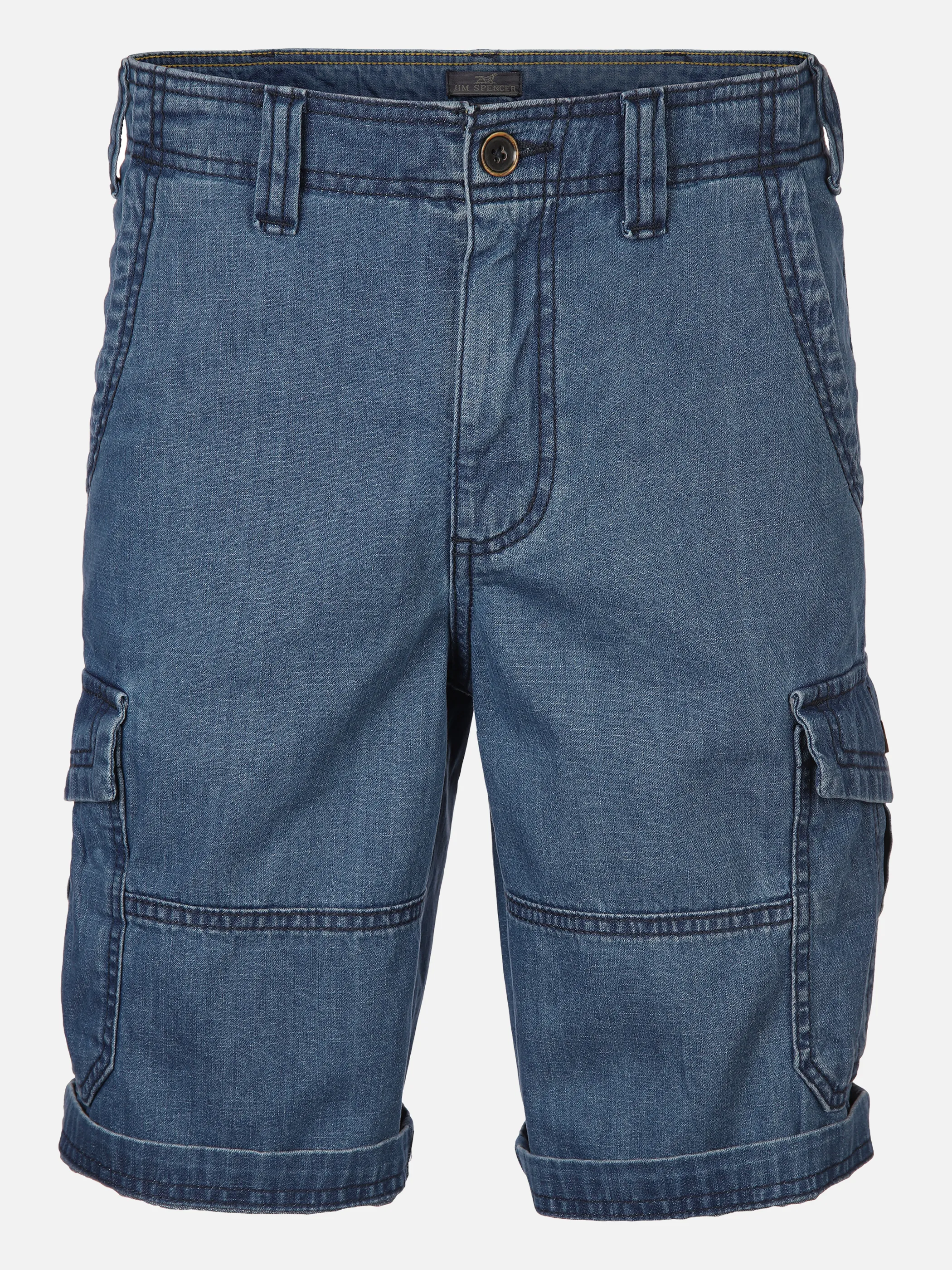 Jim Spencer He. Cargo Bermuda Blau 881516 DENIM 1