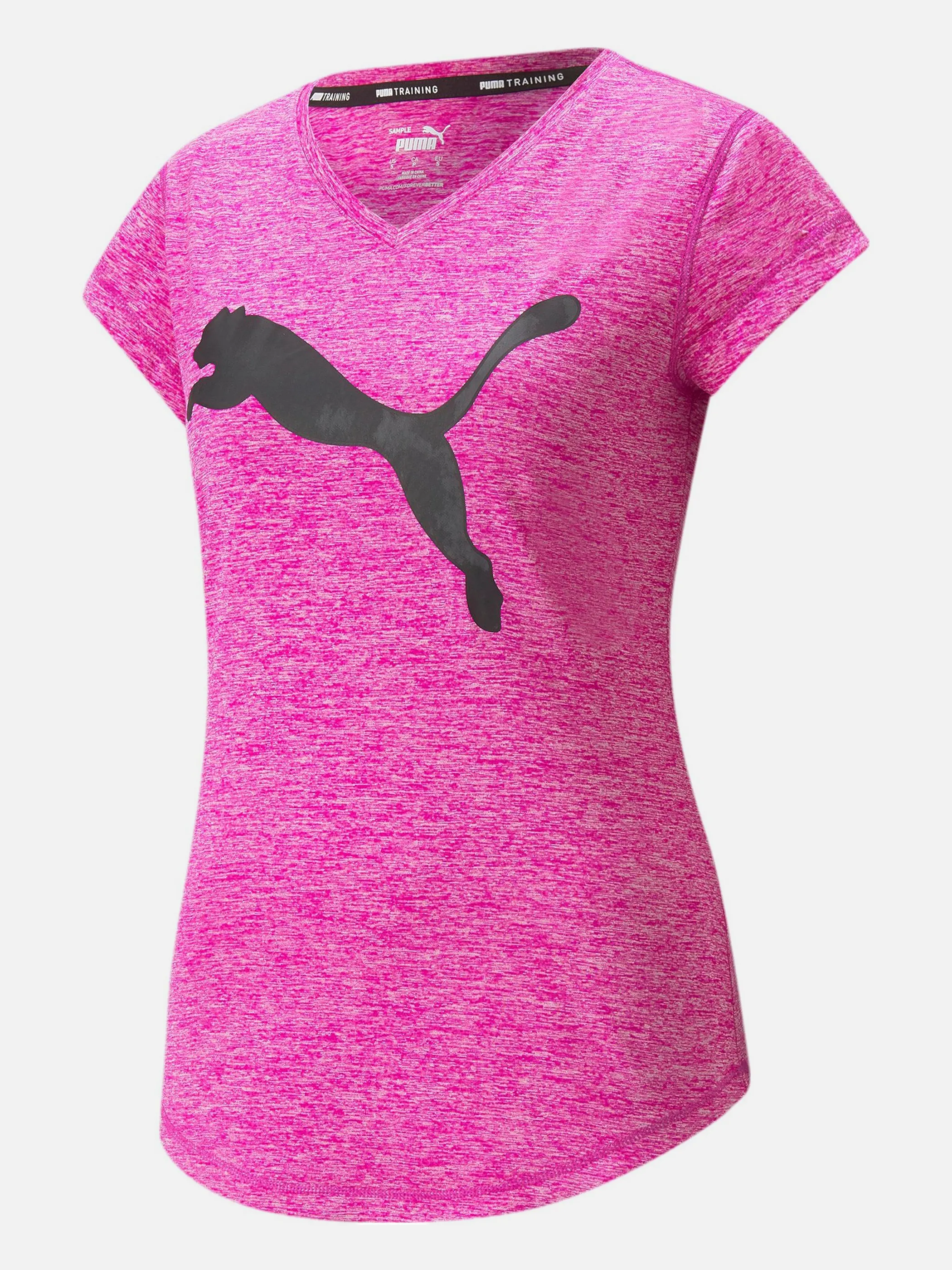 Puma 519526 Da-T-Shirt, Logo Pink 846777 13 1