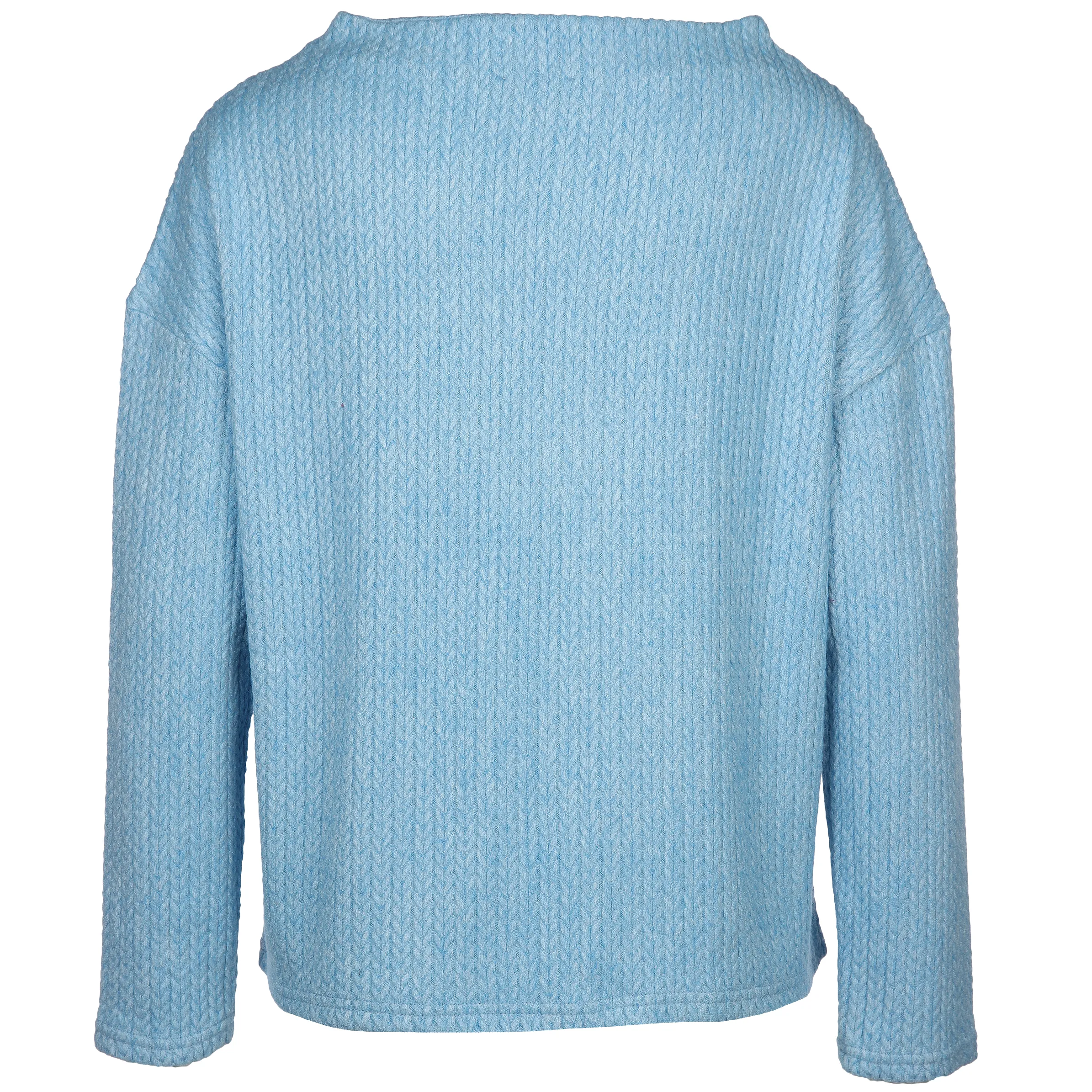 Tom Tailor 1039106 Sweatshirt cable structure Blau 887446 12391 2