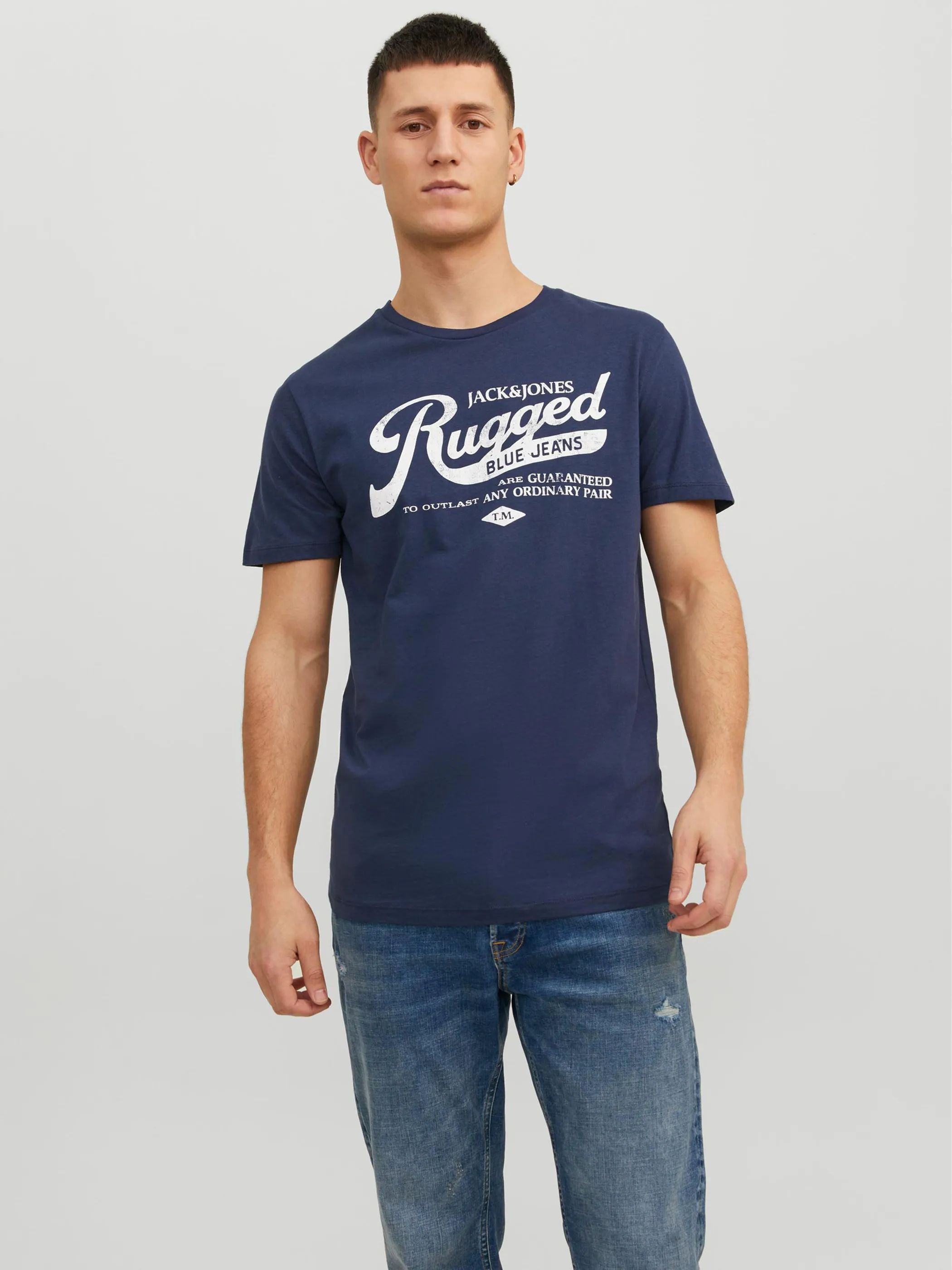 Jack Jones 12232972 JJEJEANS TEE SS O-NEC Schwarz 878878 175872 4 Jack Jones 12232972 JJEJEANS TEE SS O-NEC Schwarz 878878 175872 4