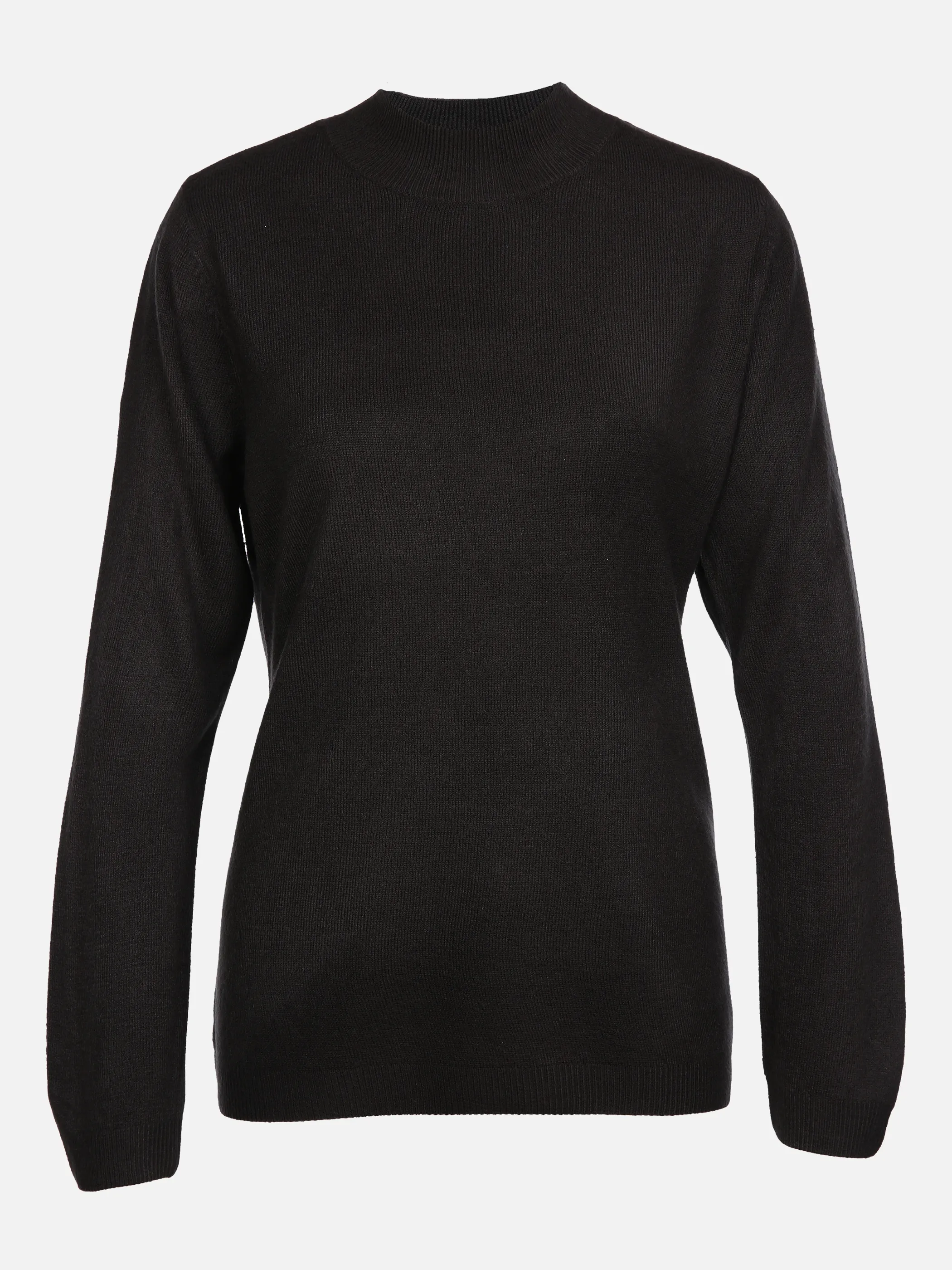 Sure Da-Pullover wie Cashmere, Steh Schwarz 856105 BLACK 1