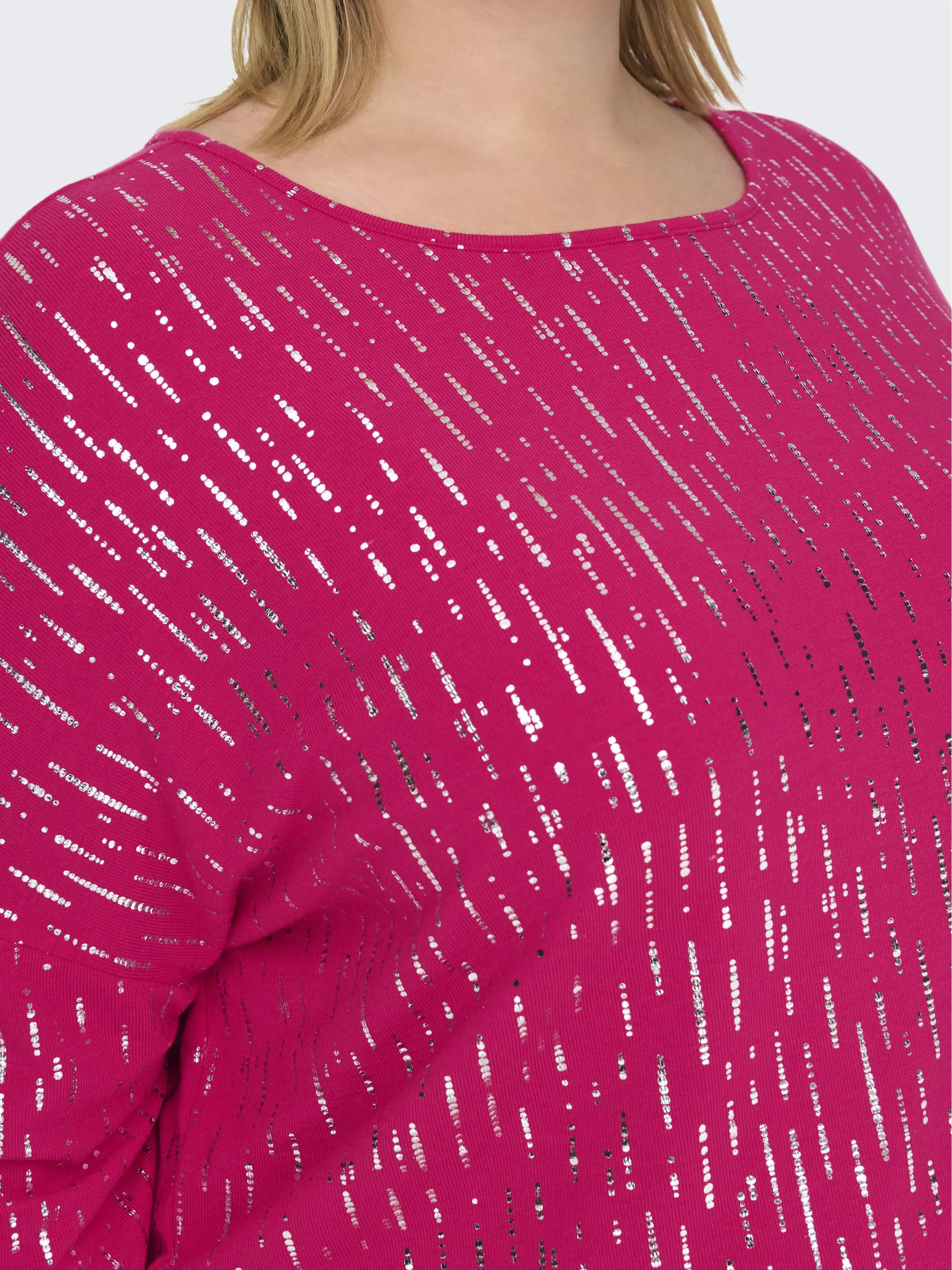 Only Carmakoma 15311133 CARFOILA 3/4 O-NECK T Pink 888300 285315006 5 Only Carmakoma 15311133 CARFOILA 3/4 O-NECK T Pink 888300 285315006 5
