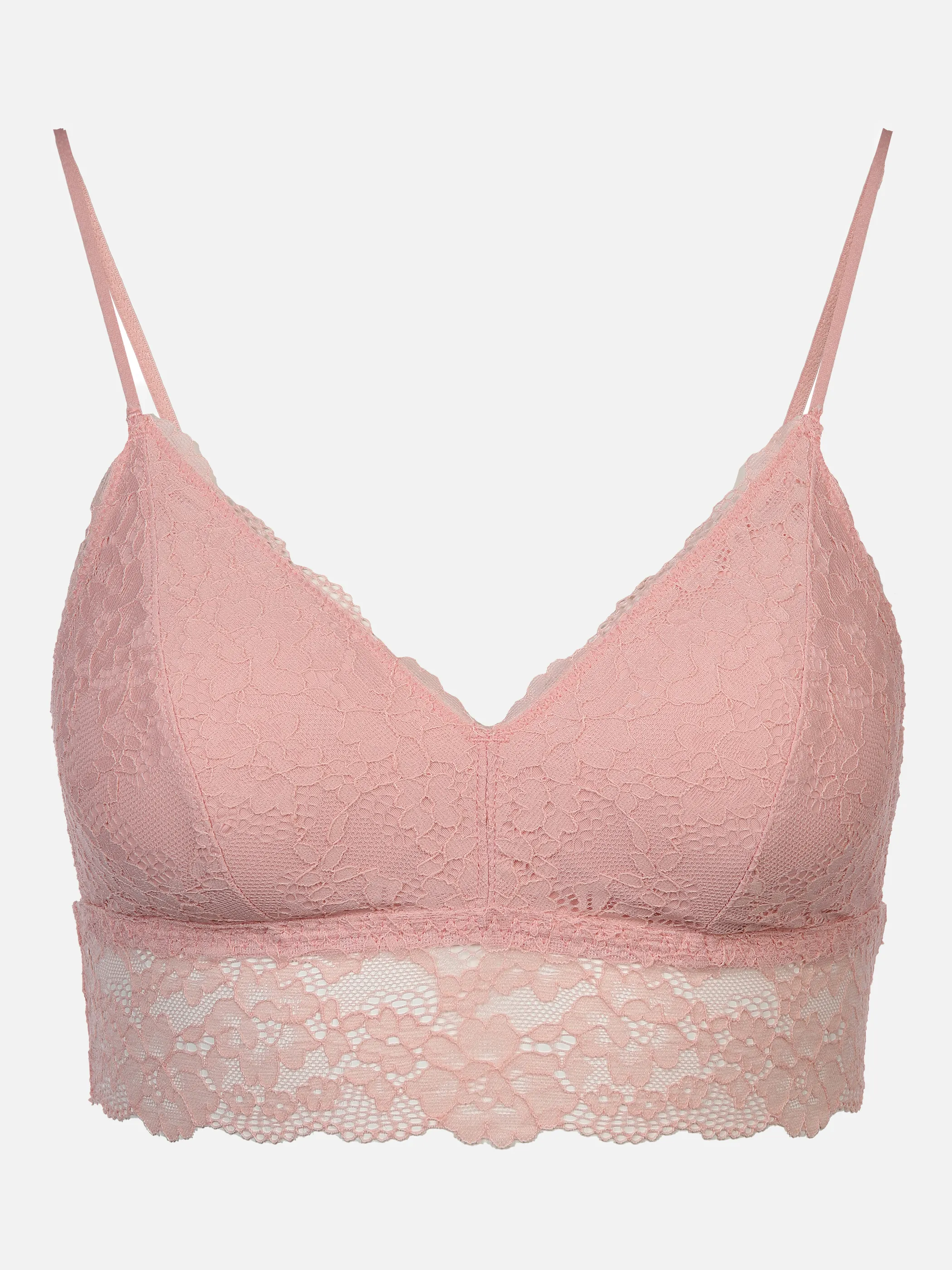 Damen Bustier mit Spitze, PINK, noSize