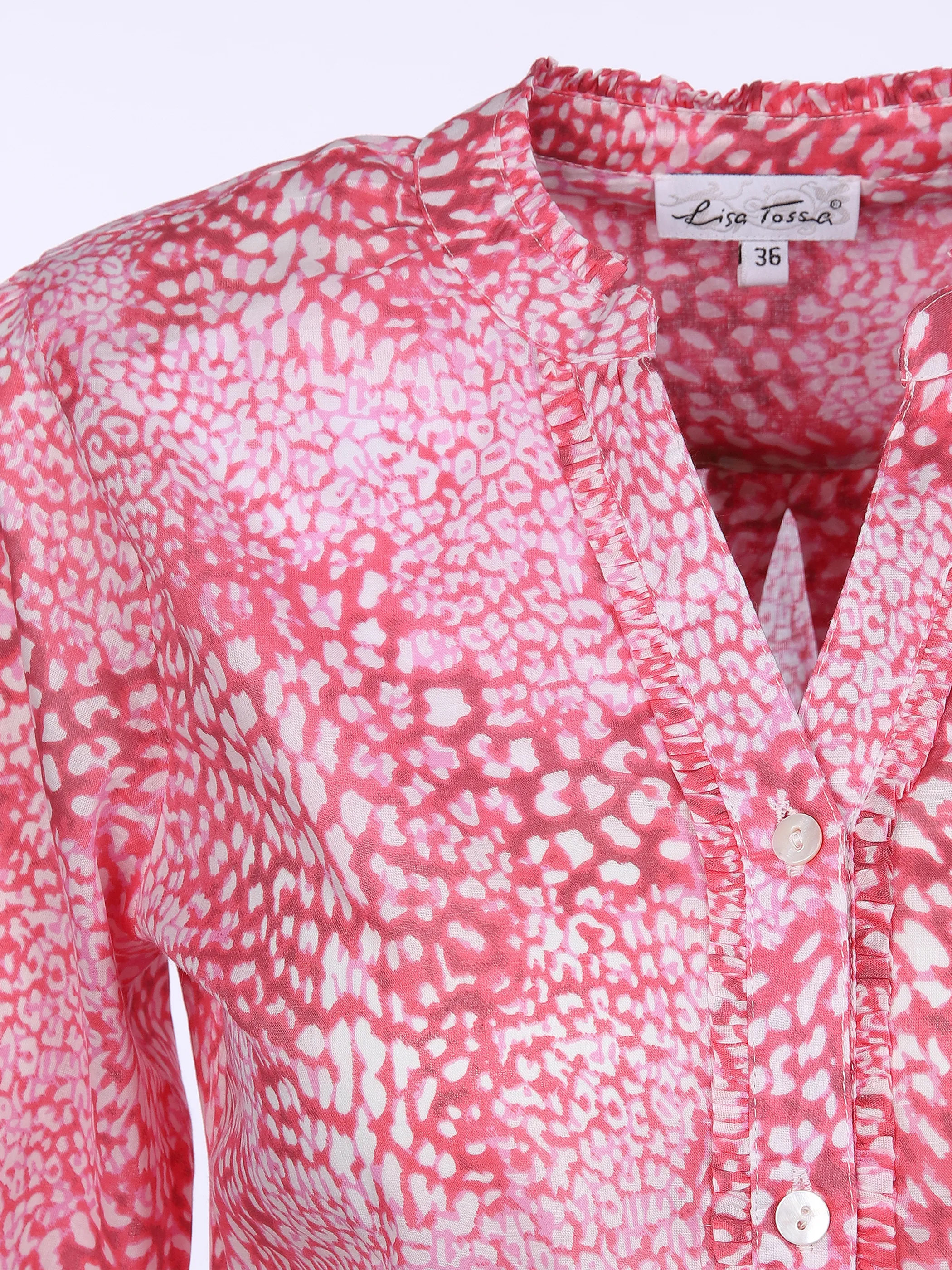 Lisa Tossa Da-Bluse m. Knopfleiste Pink 862225 PINK GEM. 3 Lisa Tossa Da-Bluse m. Knopfleiste Pink 862225 PINK GEM. 3