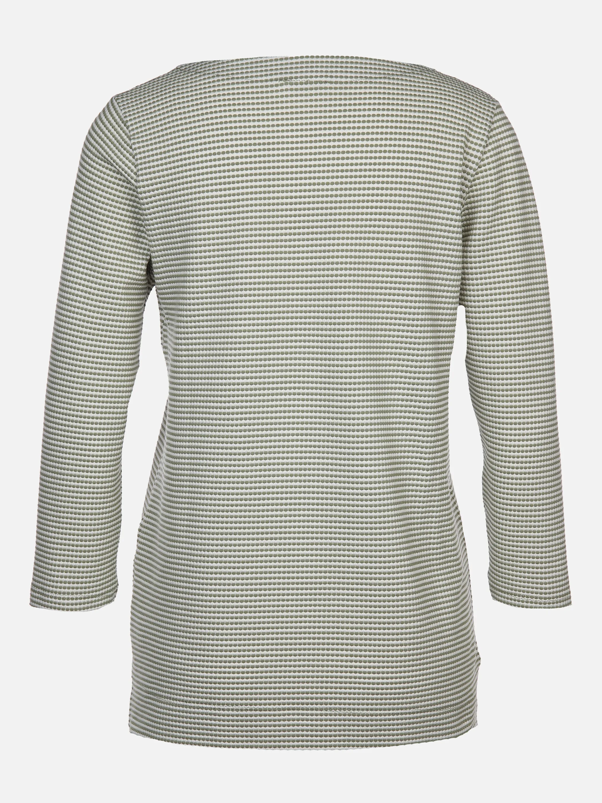 Sure Da-Wabenjaquardshirt m. Streifen Grün 872838 SALBEI/OFF 2 Sure Da-Wabenjaquardshirt m. Streifen Grün 872838 SALBEI/OFF 2