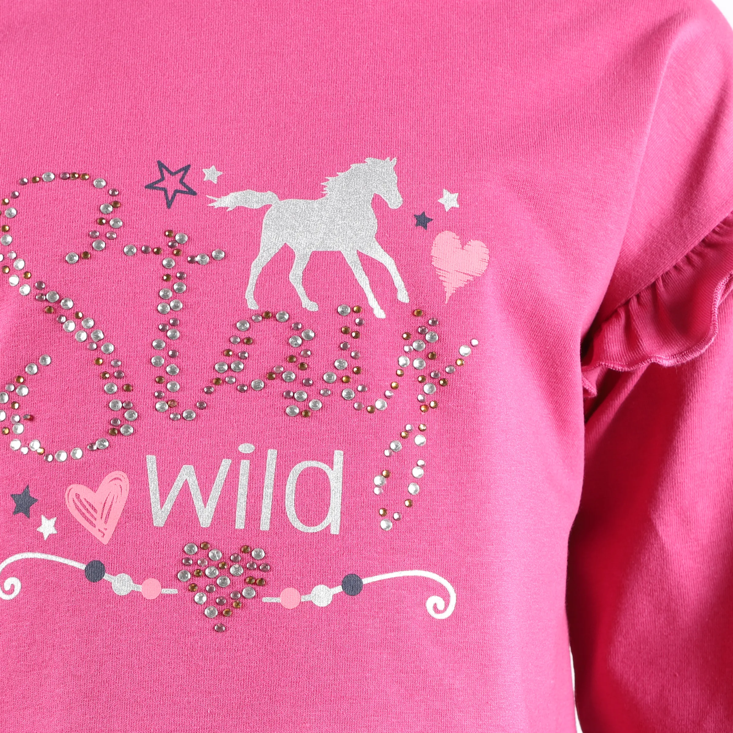 Stop + Go KM Longsleeve Shirt in pink Stay Wild Pink 881561 PINK 3