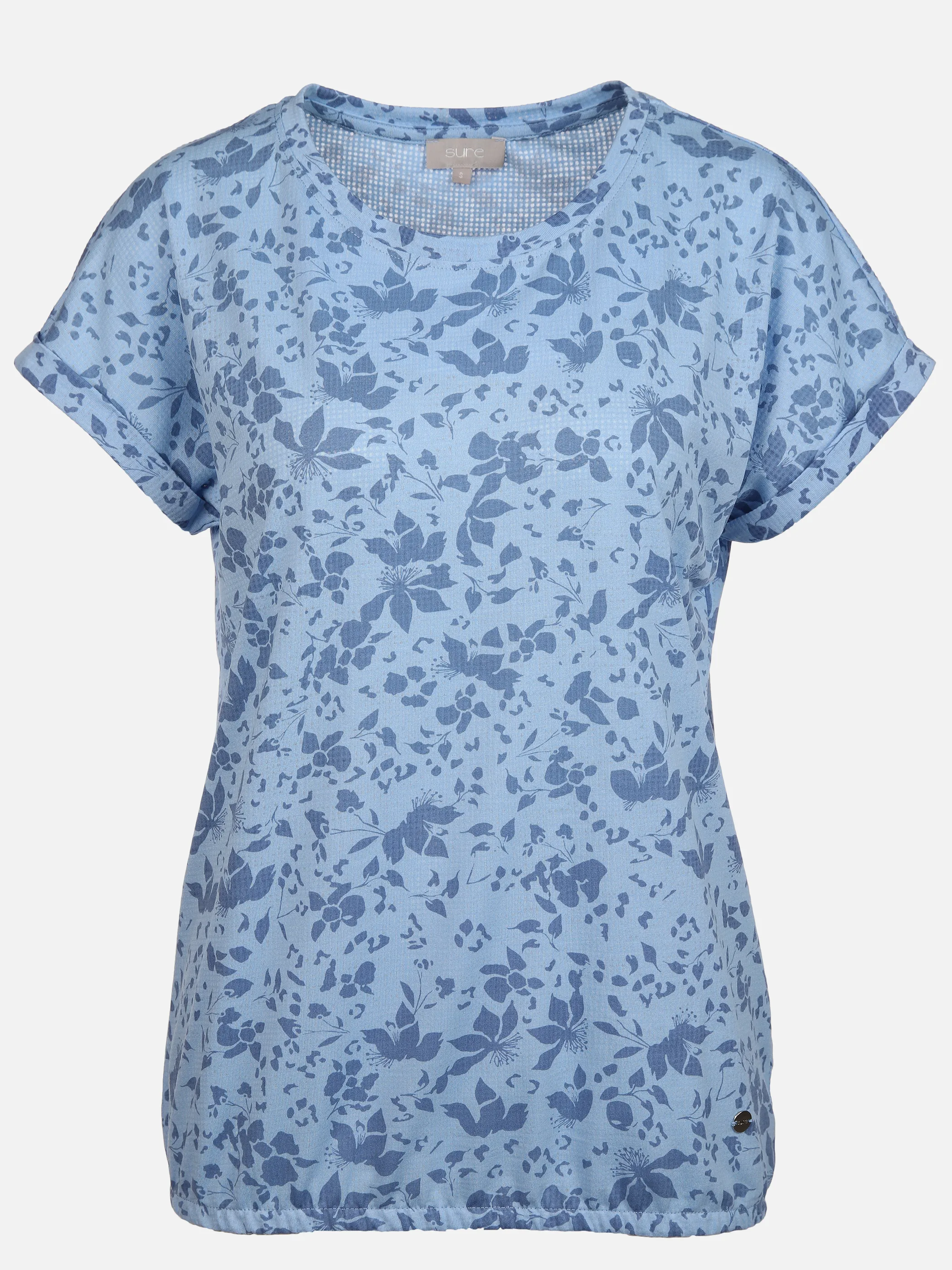 Sure Da-T-Shirt m. Druck Blau 889929 CLOUD BLUE 1