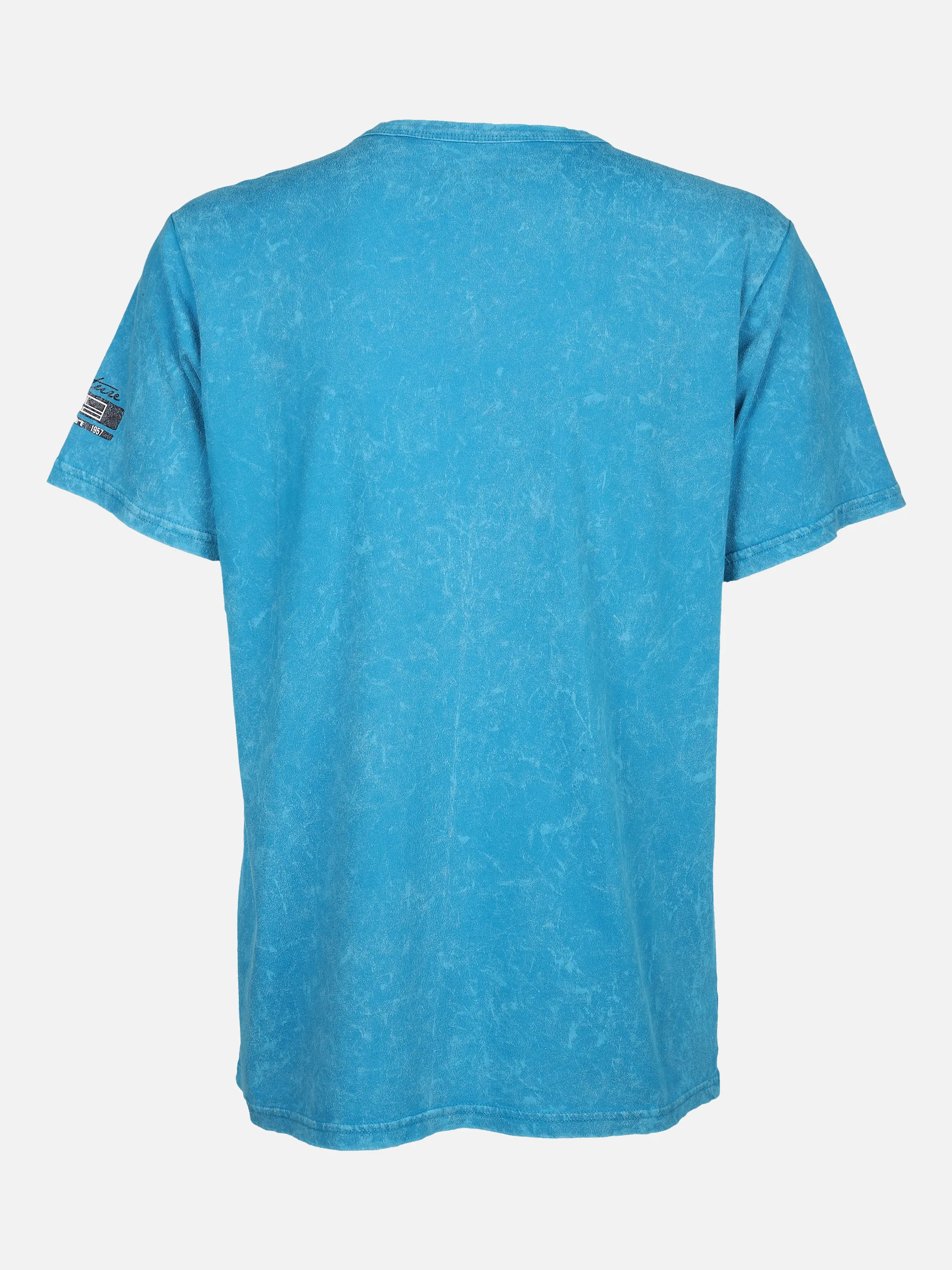 Southern Territory He. T-Shirt 1/2 Arm print acid Blau 852729 AQUA 2