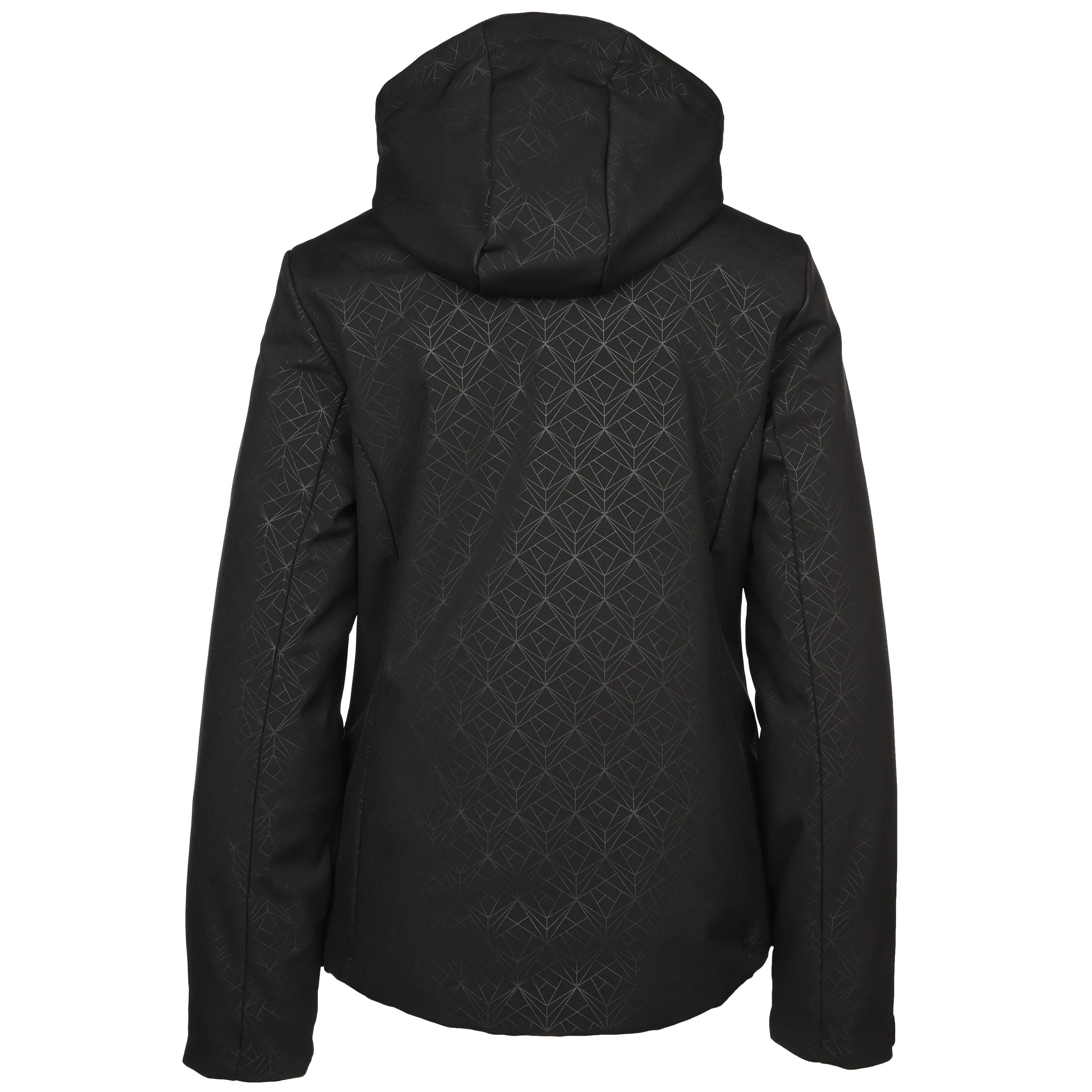 Grinario Sports Da-Softshelljacke mit Kapuze Schwarz 880399 BLACK 2