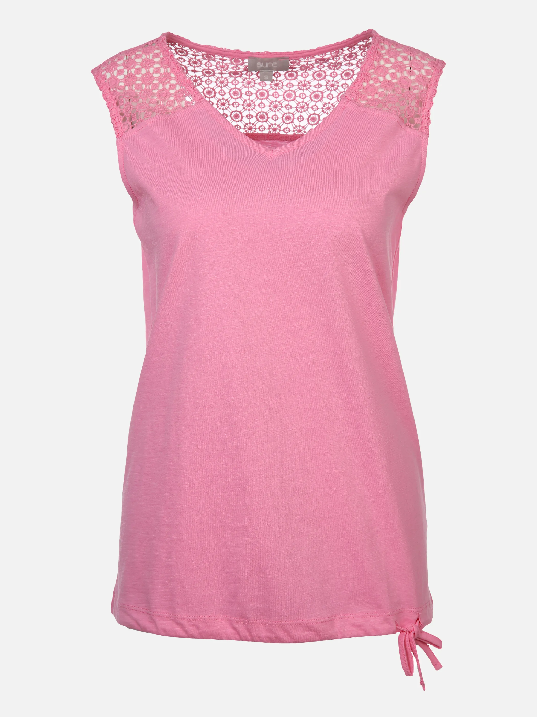 Sure Da-Tank-Top m.Spitze Pink 873512 FLAMINGO 1 Sure Da-Tank-Top m.Spitze Pink 873512 FLAMINGO 1