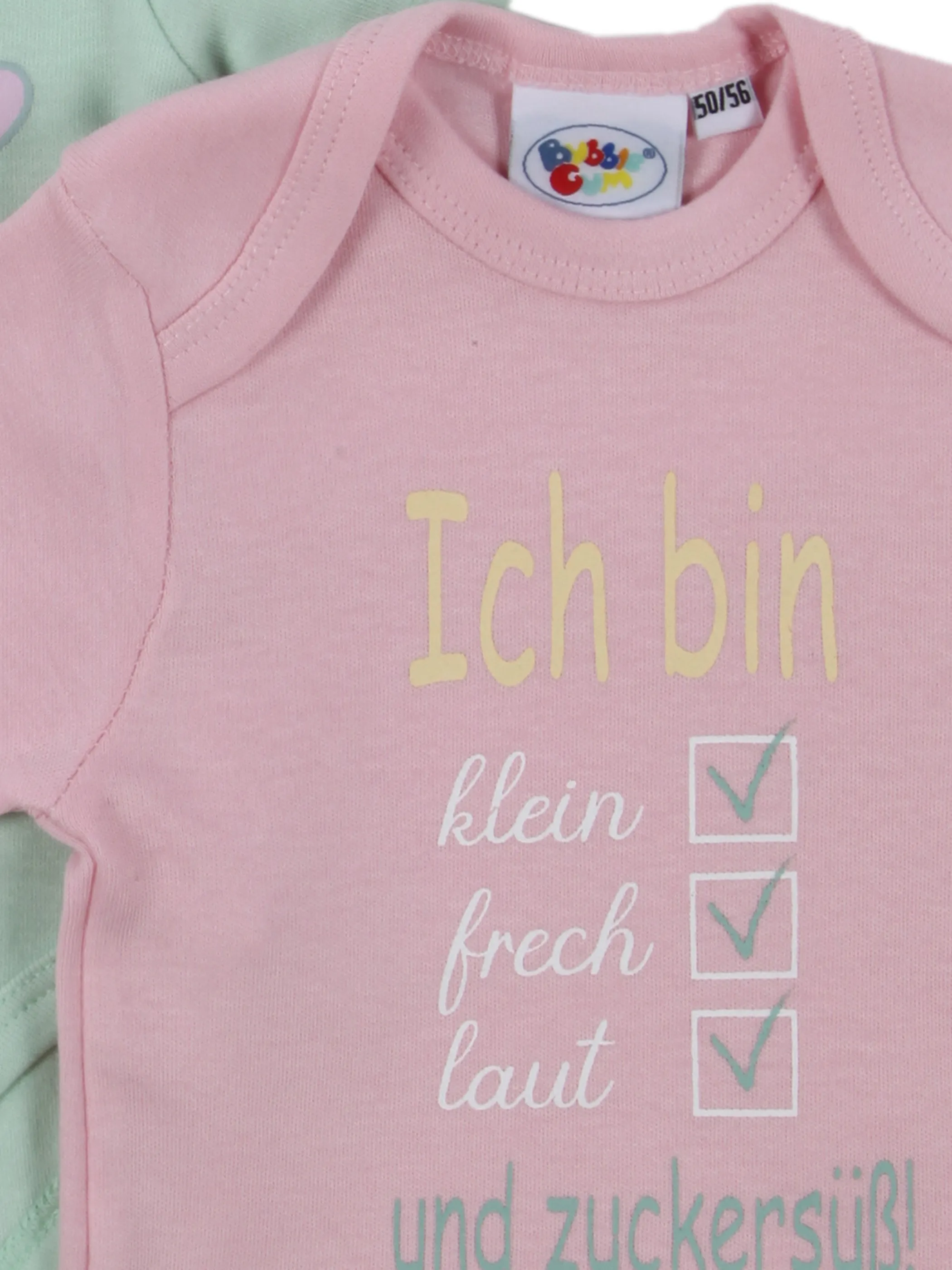 Bubble Gum BG Sprüche Body 2er Pack 1/4 Rosa 851468 ROSA 3 Bubble Gum BG Sprüche Body 2er Pack 1/4 Rosa 851468 ROSA 3
