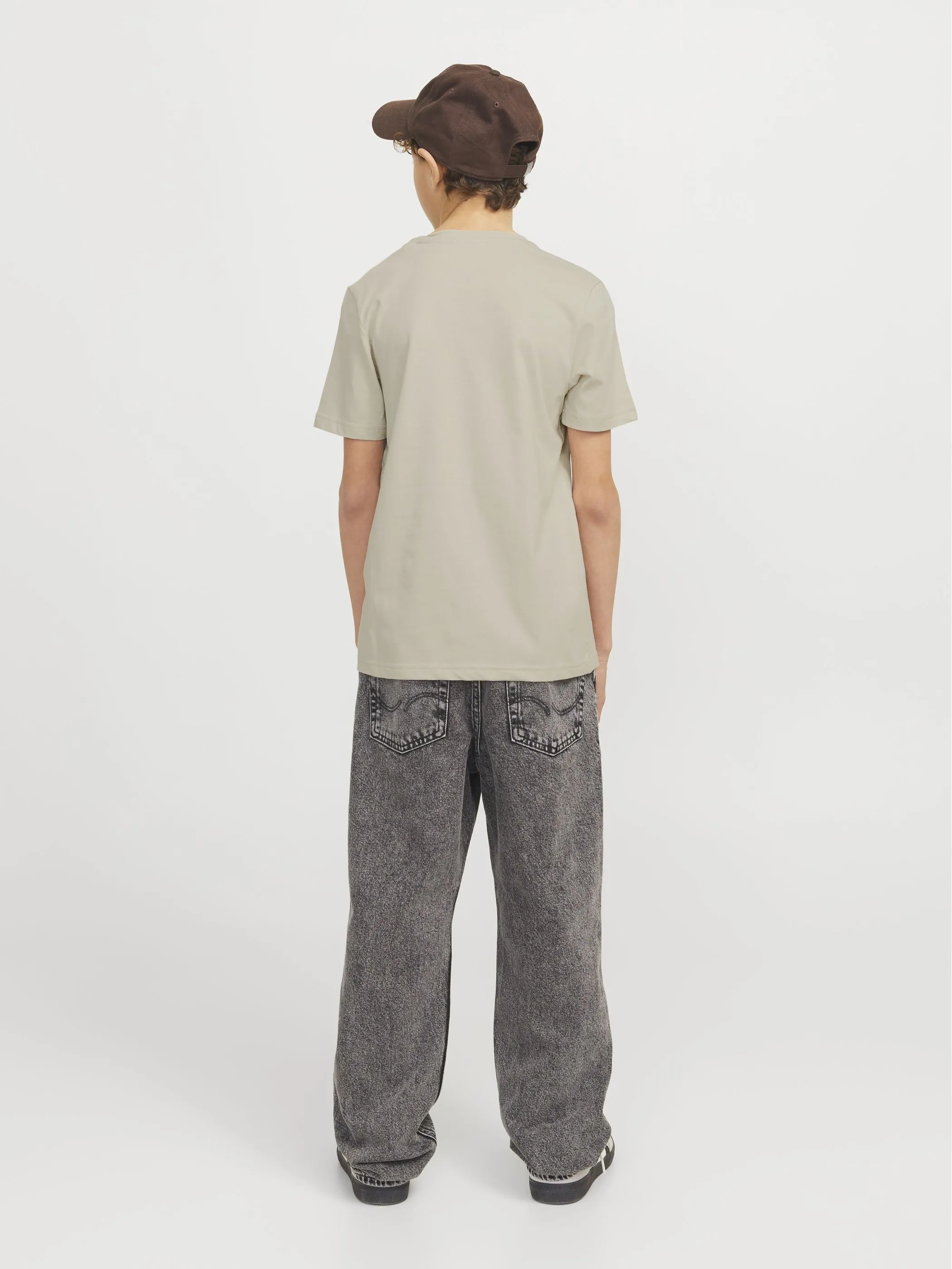 Jack&Jones Junior 12269876 JJCOLTON TEE SS CREW Braun 907283 176631 3