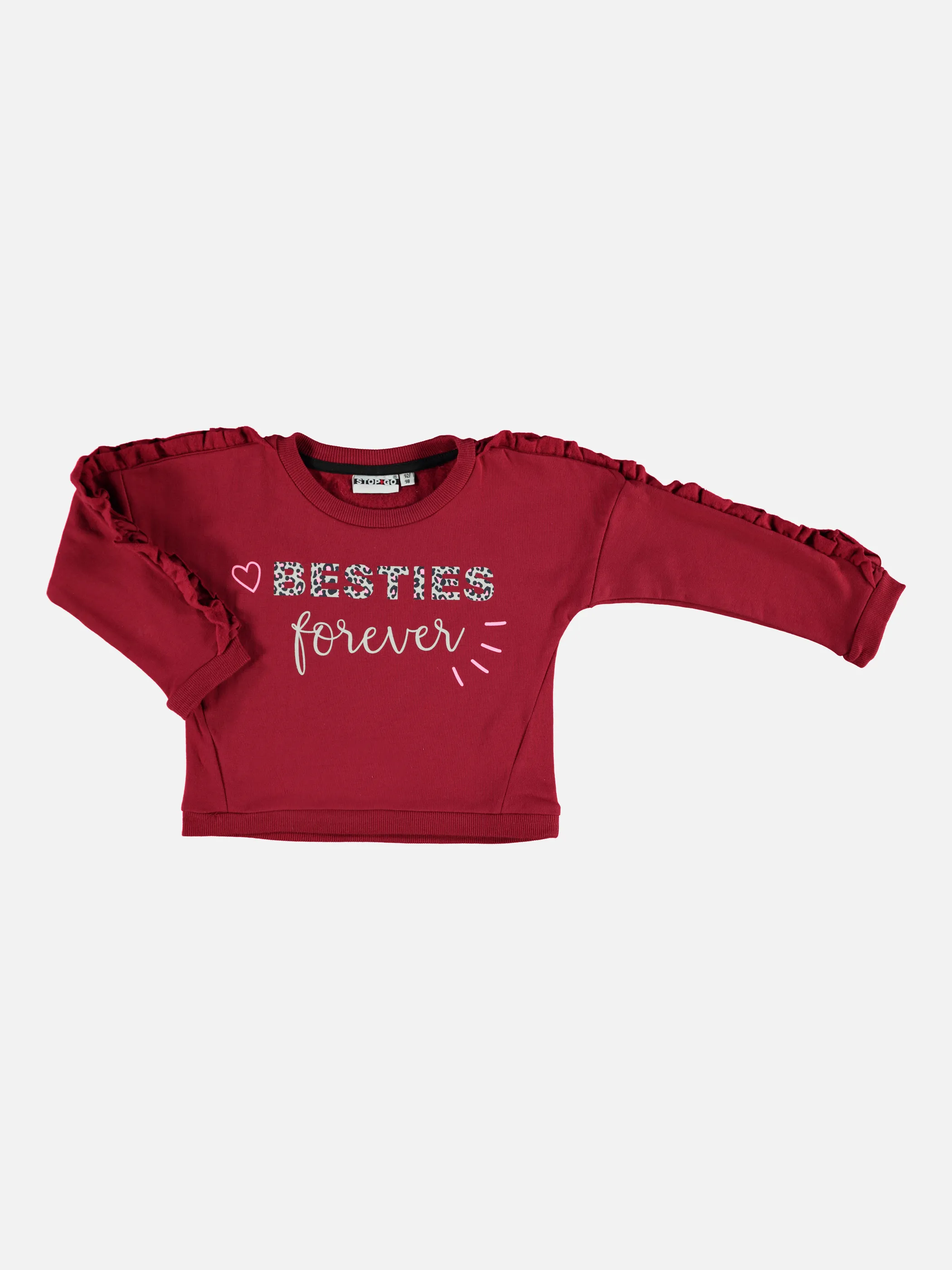 Stop + Go MG Sweatshirt in bordeaux mit Rot 846412 BRODEAUX 1