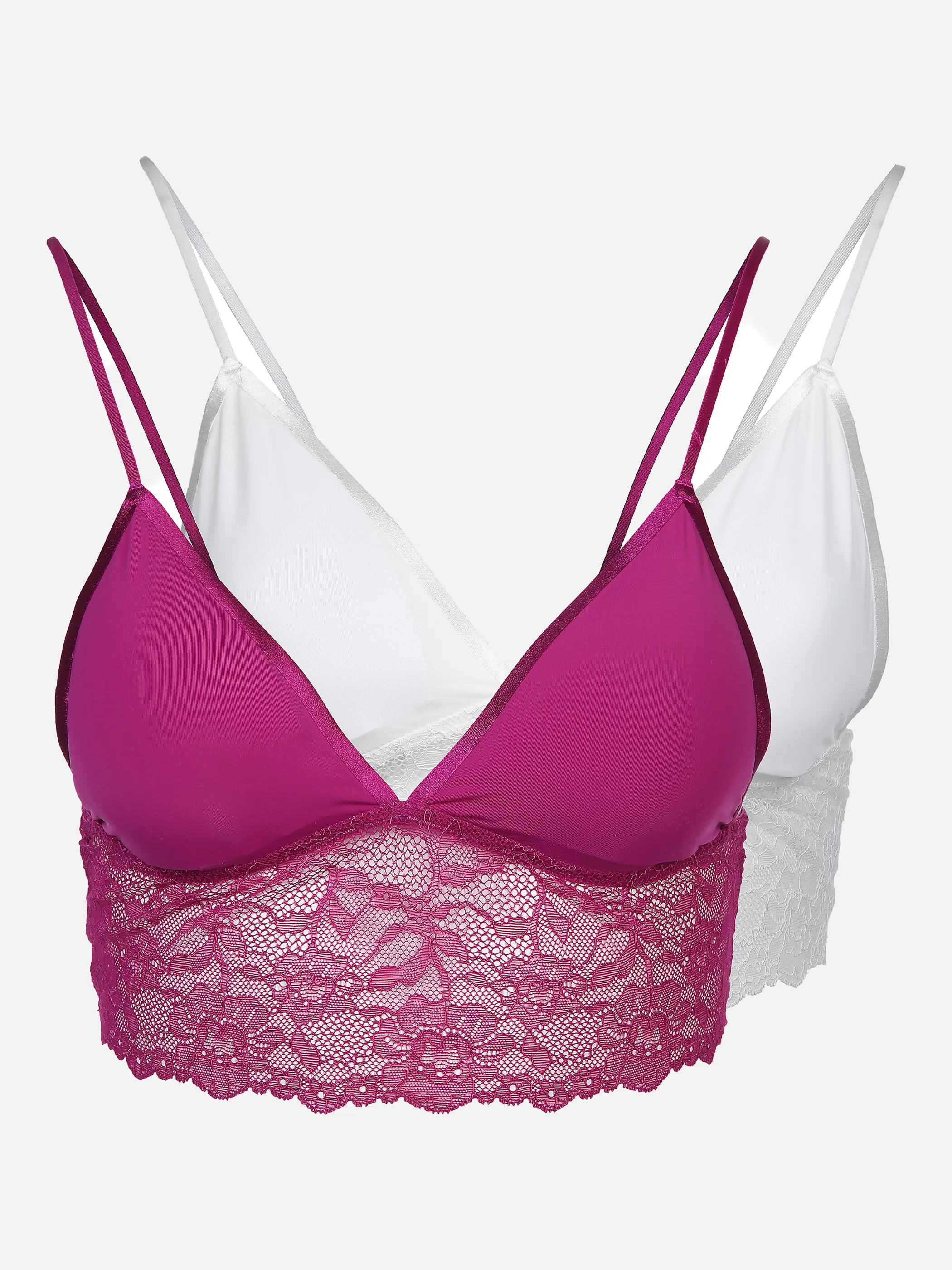 Dorina "ECO" Crystal - Padded Bralette 2er Pink 862811 PURPLE/IVO 1