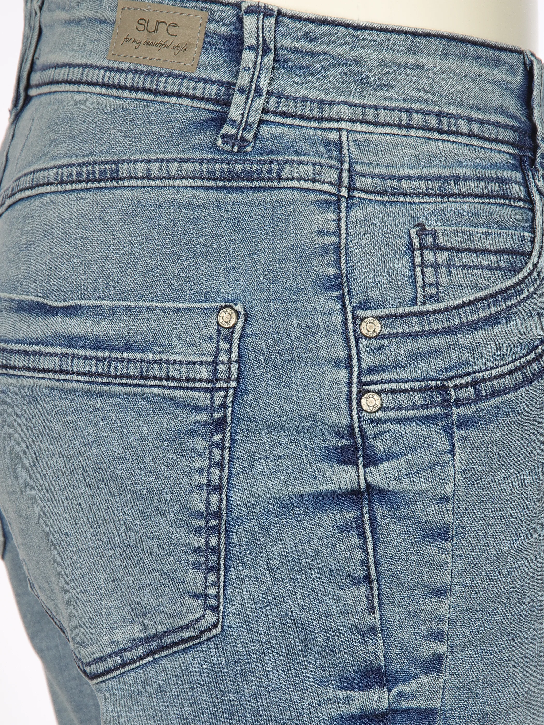 Sure Da-Bermuda "Ella" casual fit Blau 908092 LB 3