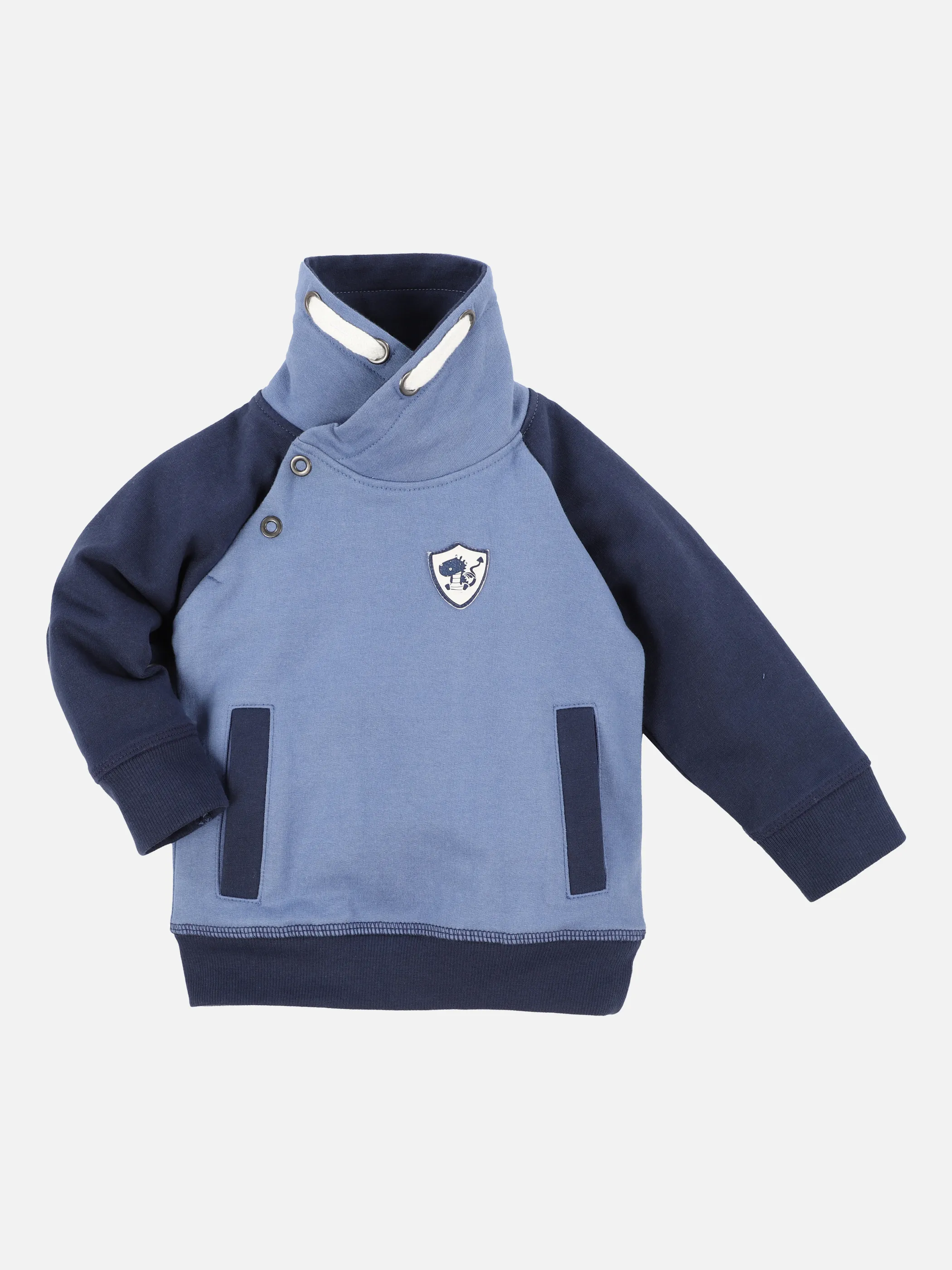 Bubble Gum BB Sweatshirt mit Schalkragen Blau 871255 NAVY 1