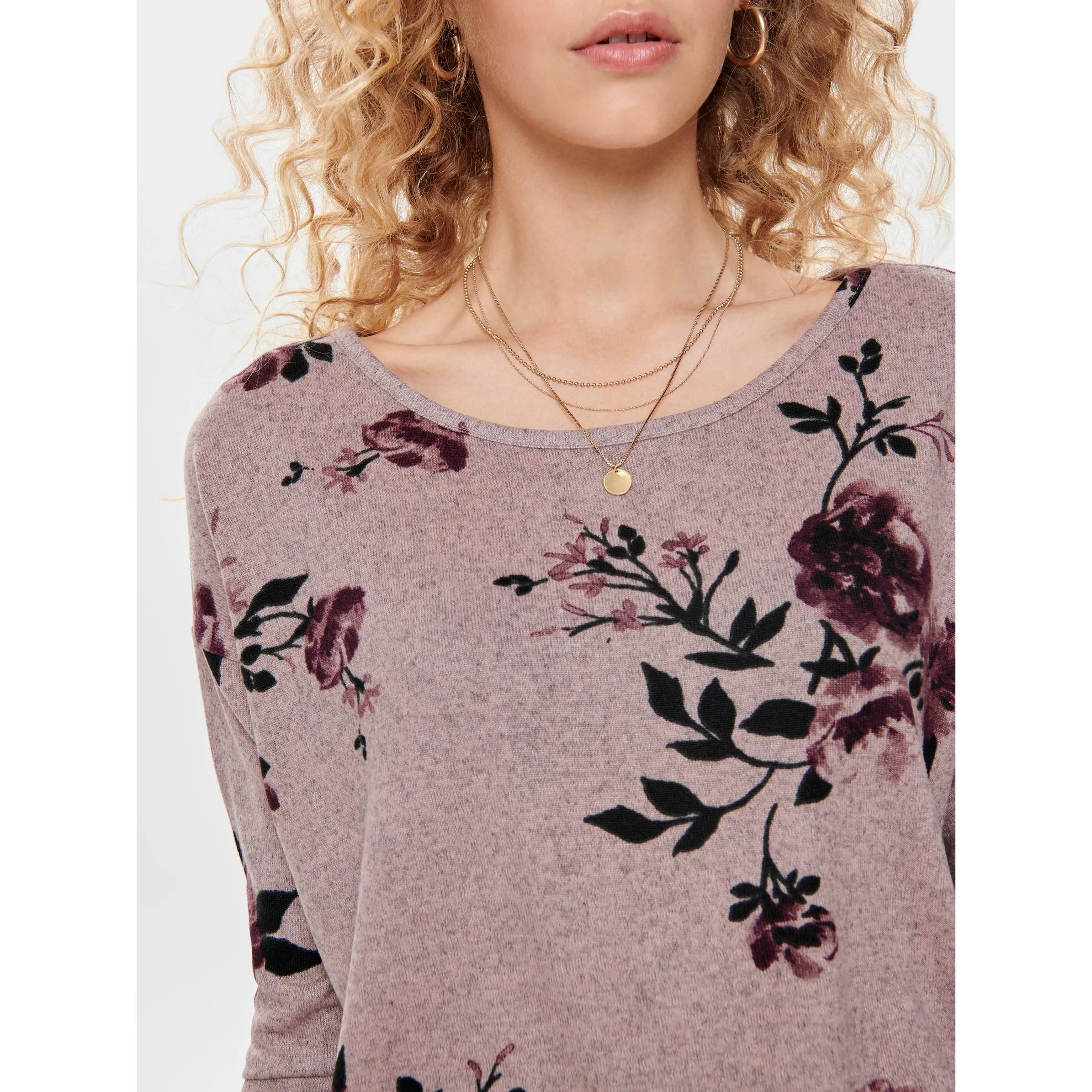 Only 15144286 onlELCOS 4/5 AOP TOP Rosa 765230 180007042 3
