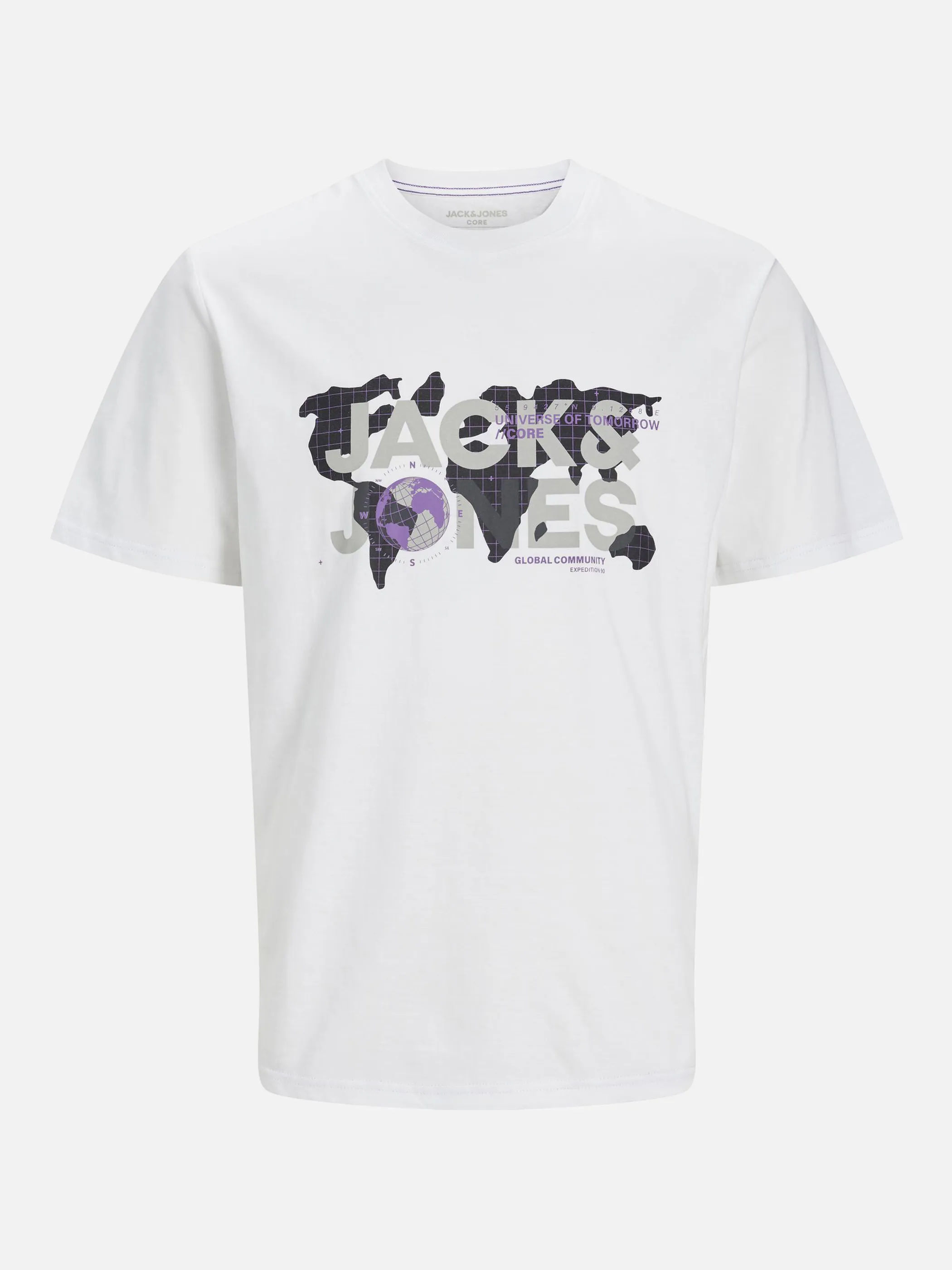 Jack Jones 12240276 JCODUST TEE SS CREW Weiß 883637 178074 1