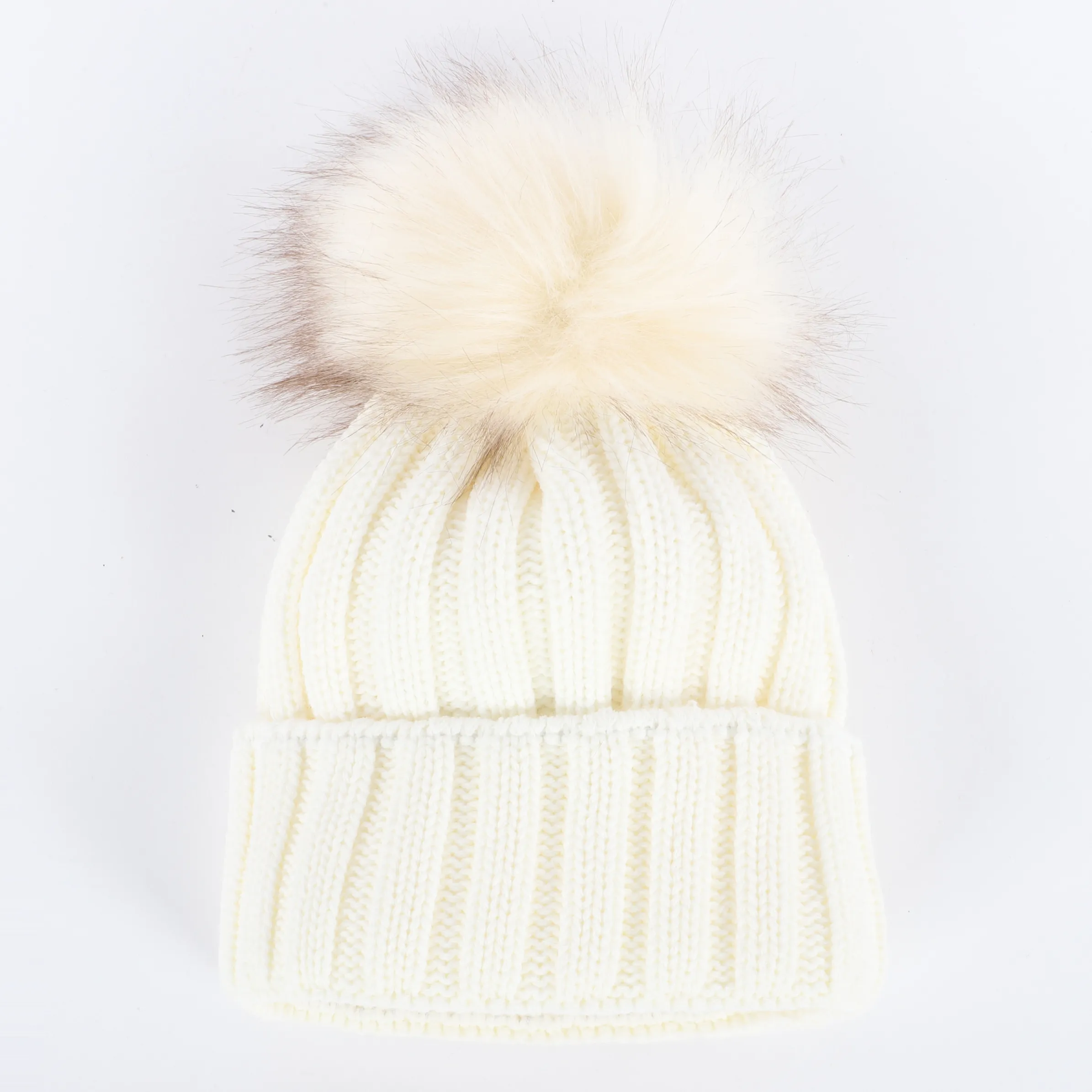 Lisa Tossa Da-Mütze m. Bommel Weiß 883315 OFFWHITE 2