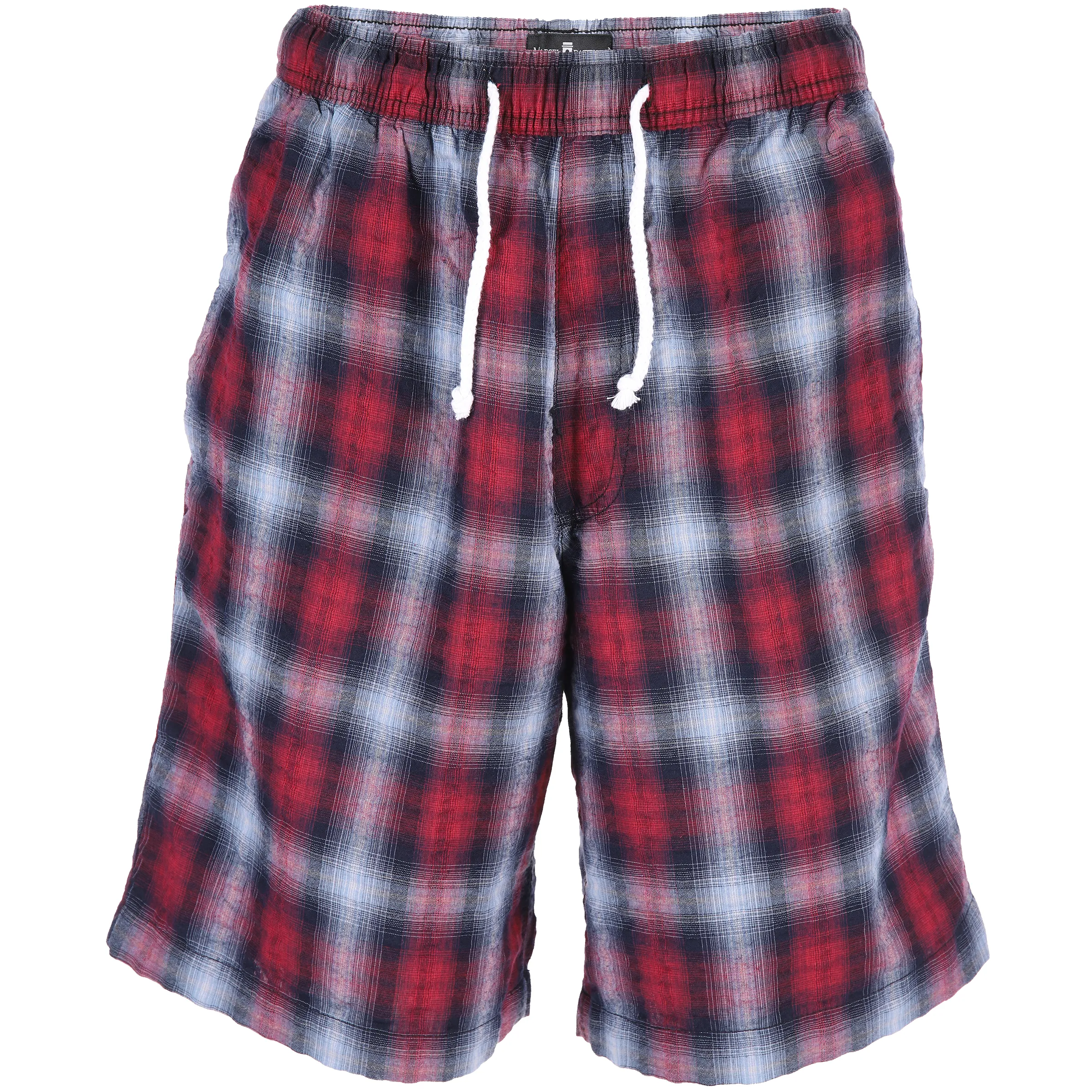 Marcel Battiston He. Seersucker Short Rot 810438 DK RED 1