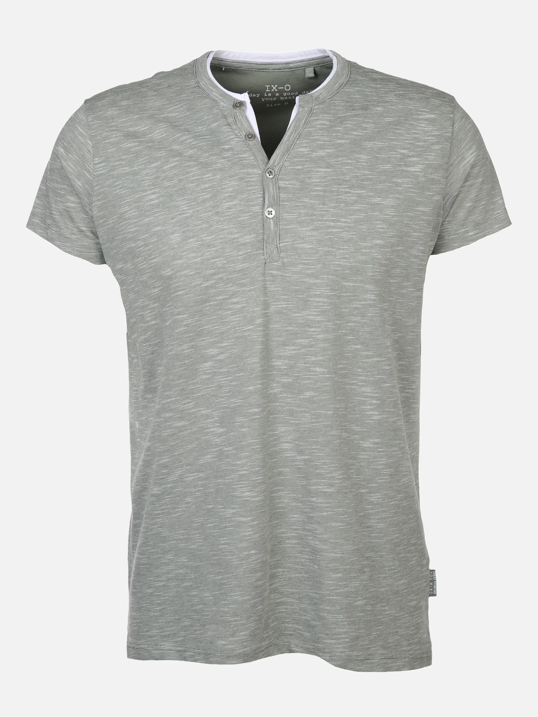 IX-O YF-He-T-Shirt, Serafino Grün 873742 KHAKI 1 IX-O YF-He-T-Shirt, Serafino Grün 873742 KHAKI 1