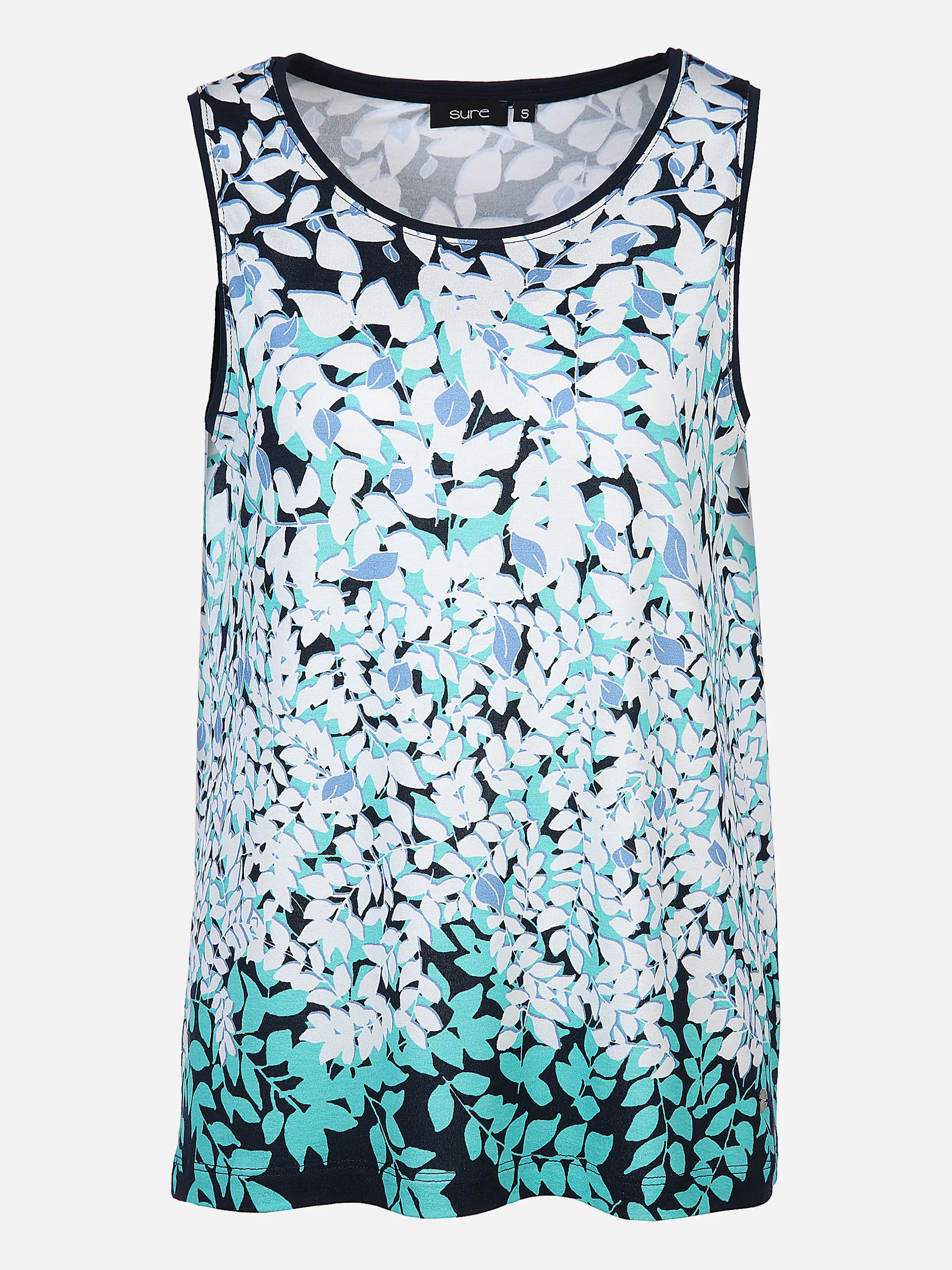 Sure Da-Jerseytop m.Bordürenprint Blau 867961 MSRINE/LAO 1 Sure Da-Jerseytop m.Bordürenprint Blau 867961 MSRINE/LAO 1