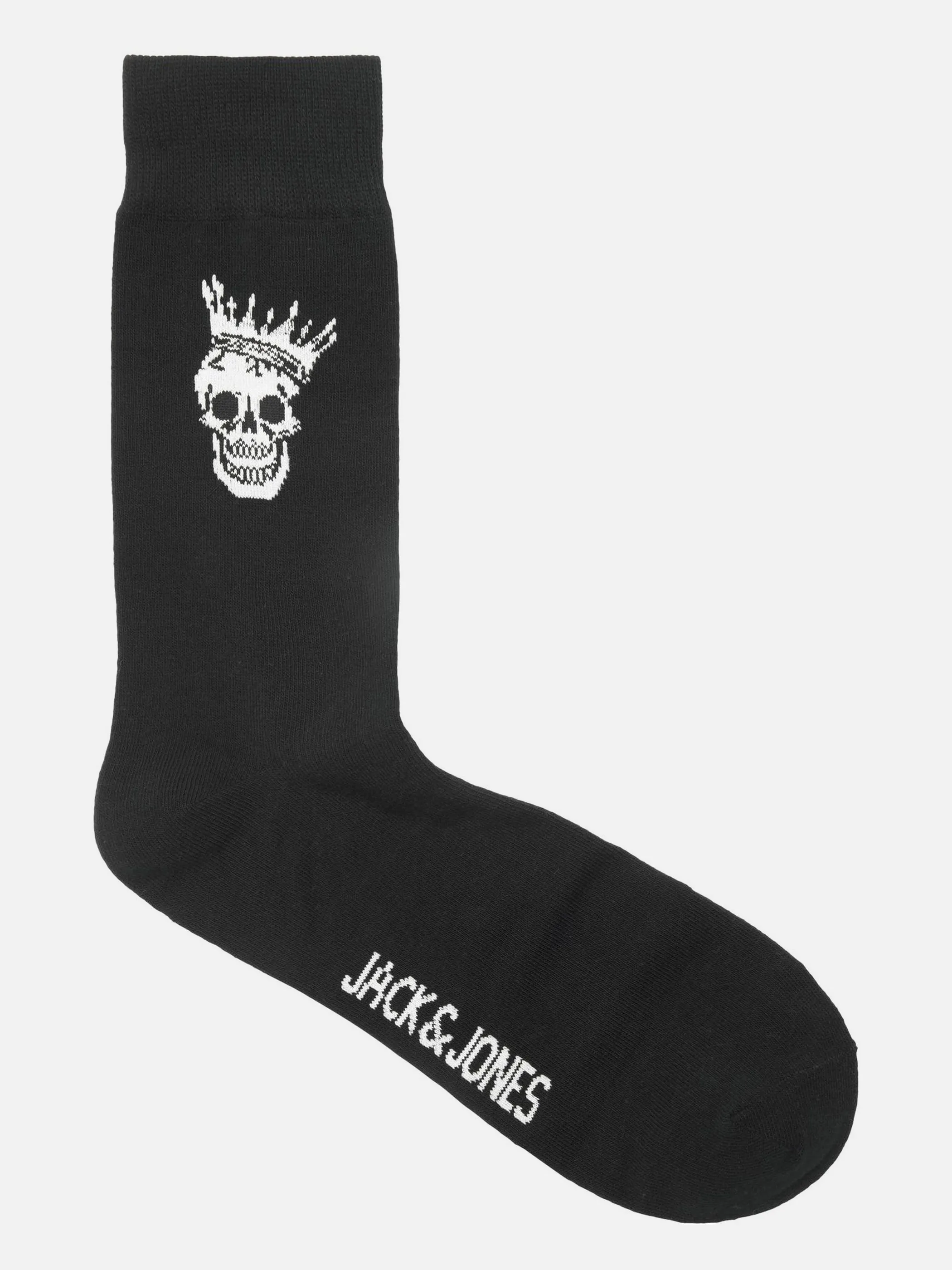 Jack Jones 12224035 JACHERON SKULL SOCKS Schwarz 871567 178012001 5