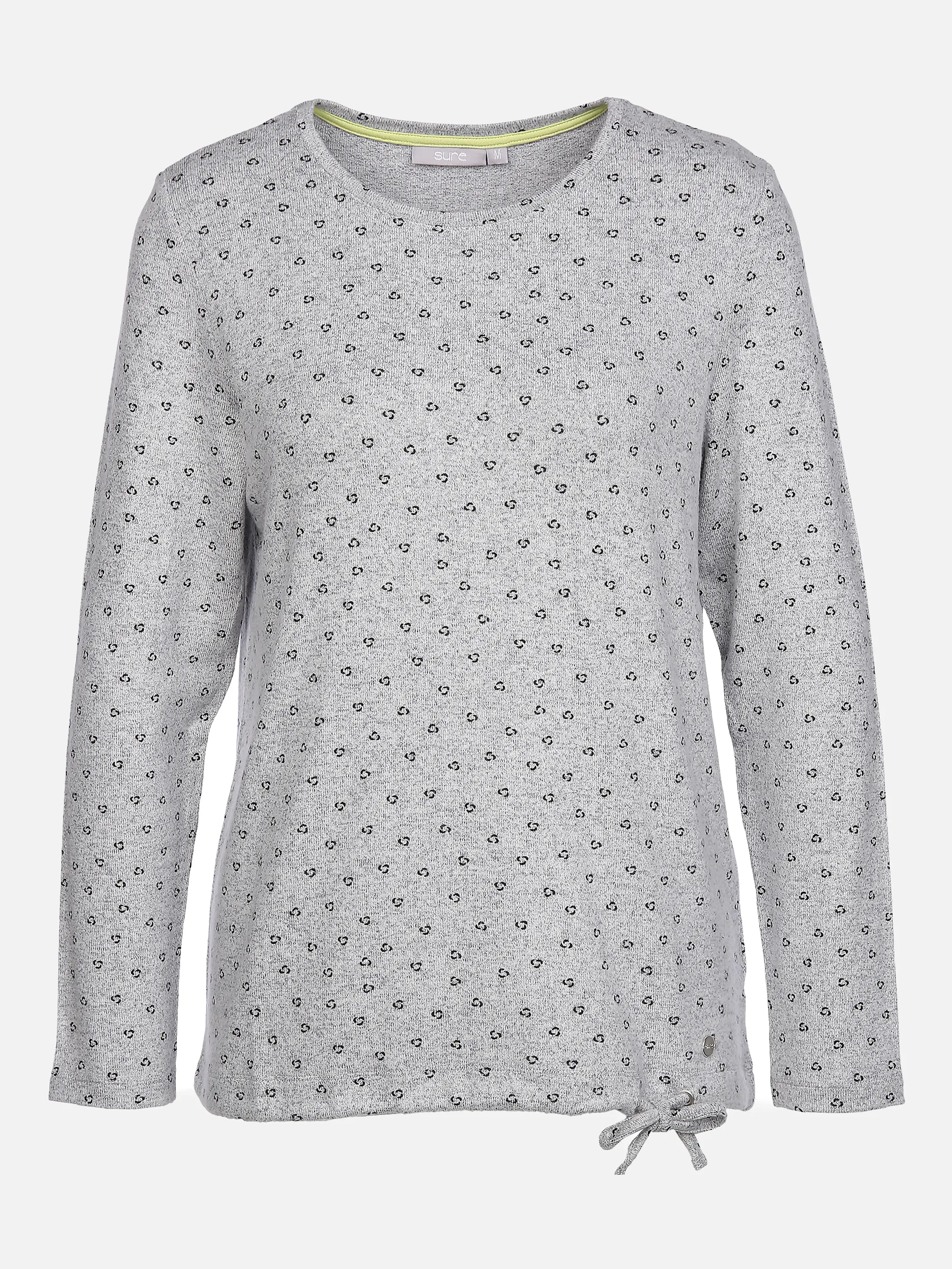 Sure Da-Feinstrick-Shirt Minimalpri Grau 851871 GREY MEL 1 Sure Da-Feinstrick-Shirt Minimalpri Grau 851871 GREY MEL 1
