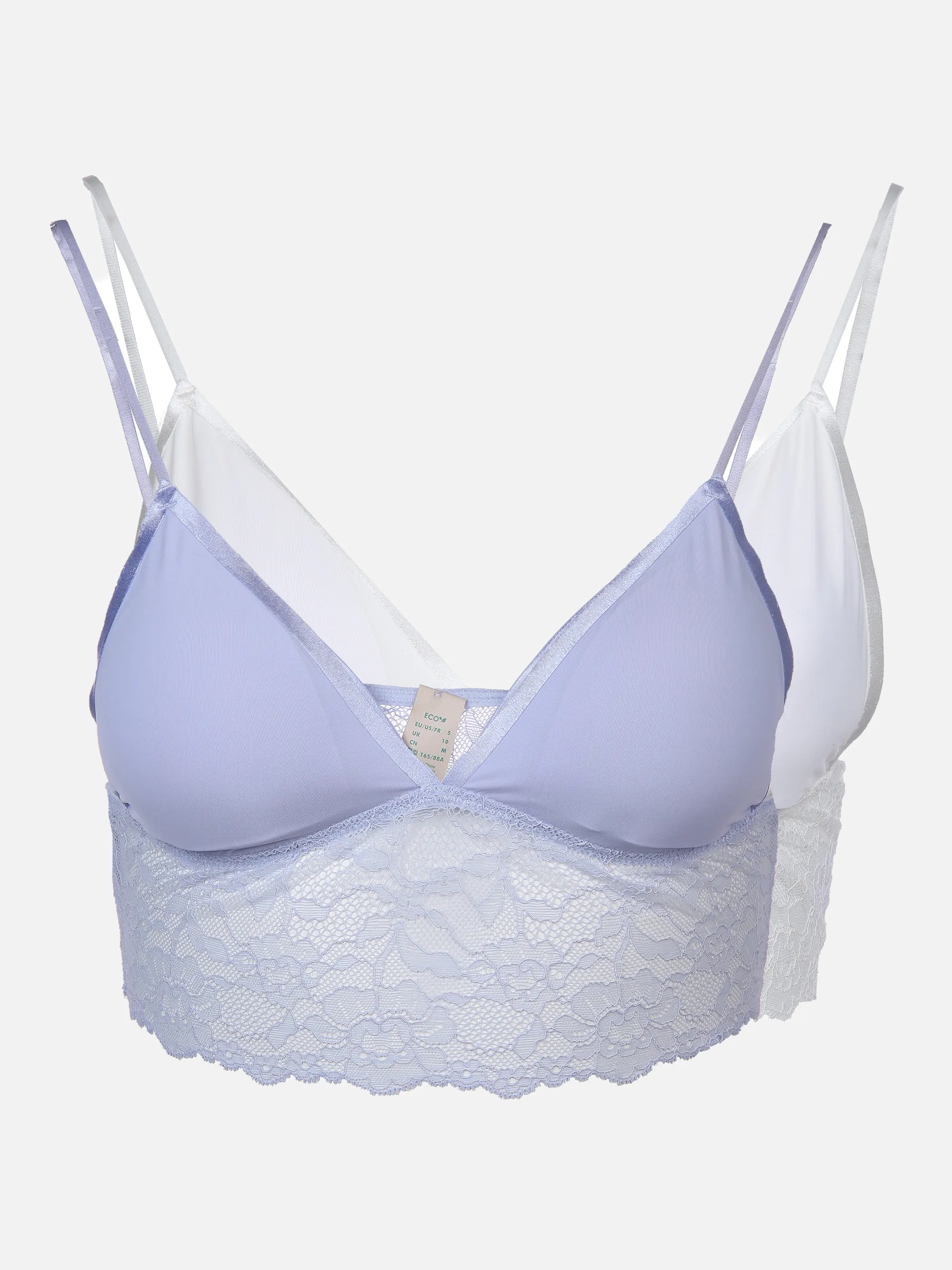 Dorina "ECO" Crystal - Padded Bralette 2er Blau 862811 BLUE/IVORY 1