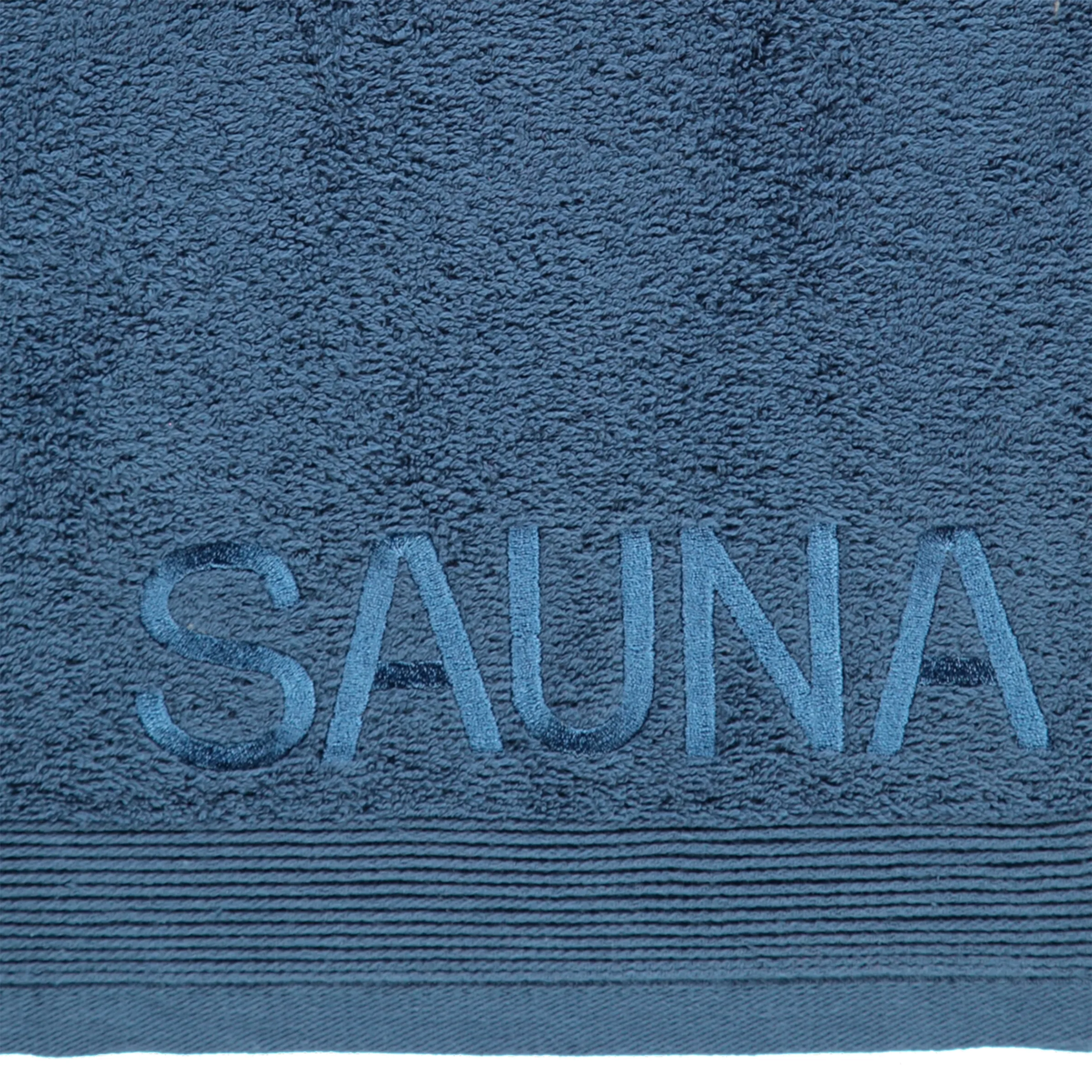 Villa Grinario Saunatuch 70x180cm Blau 803688 DENIM 3