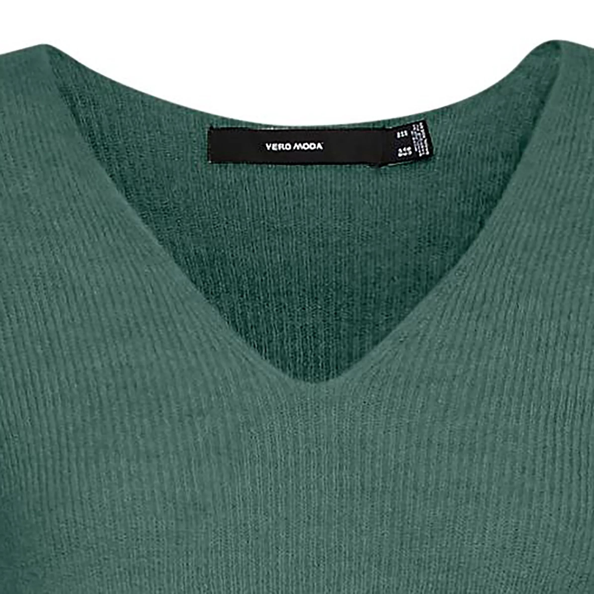 Vero Moda 10233357 VMCREWLEFILE LS V-NEC Grün 842583 267995002 3