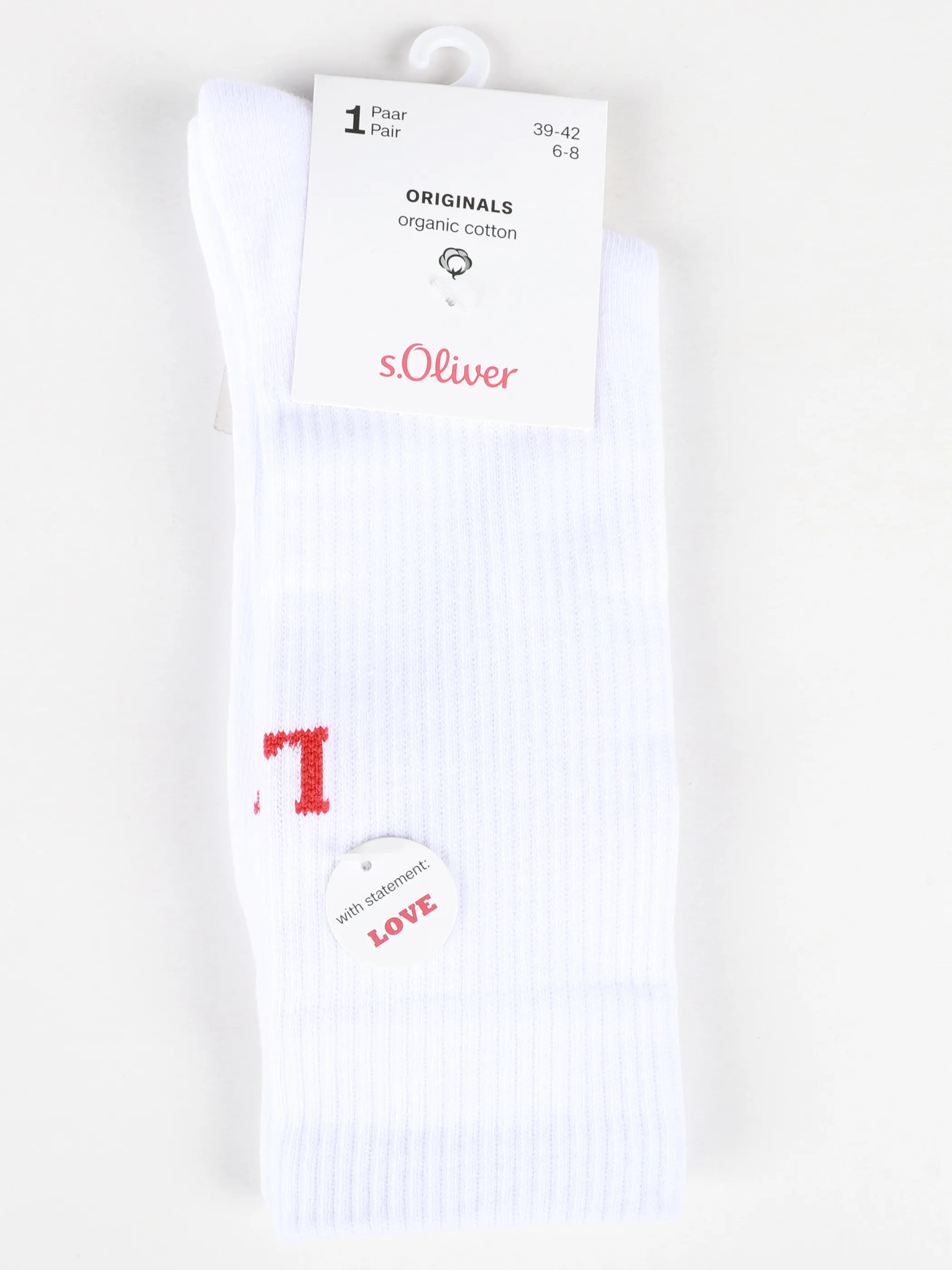 s.Oliver S20752 Slogan Socks Tennis Weiß 908701 1001 3