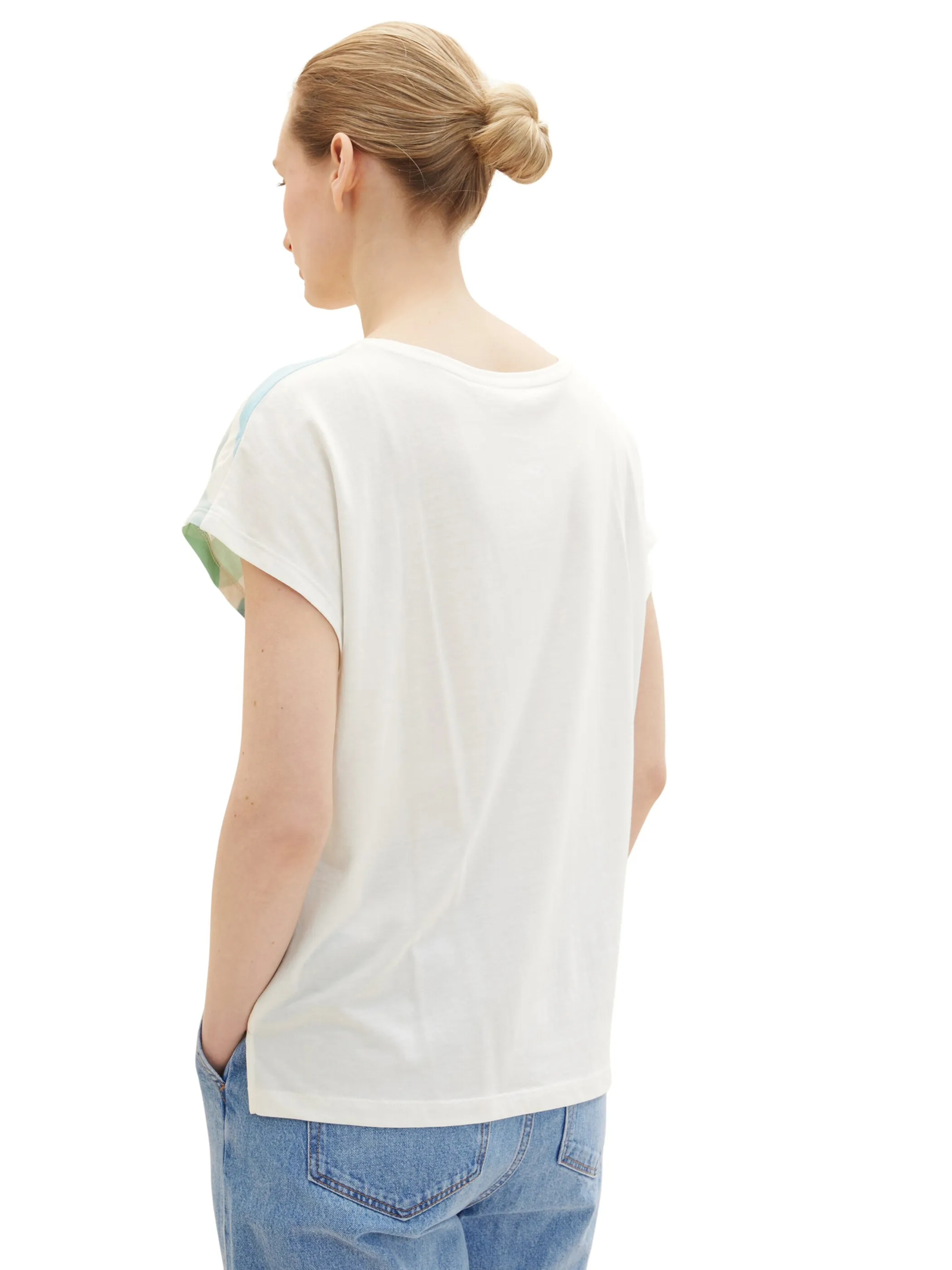 Tom Tailor 1035474 T-shirt crewneck water Weiß 874880 10315 2 Tom Tailor 1035474 T-shirt crewneck water Weiß 874880 10315 2