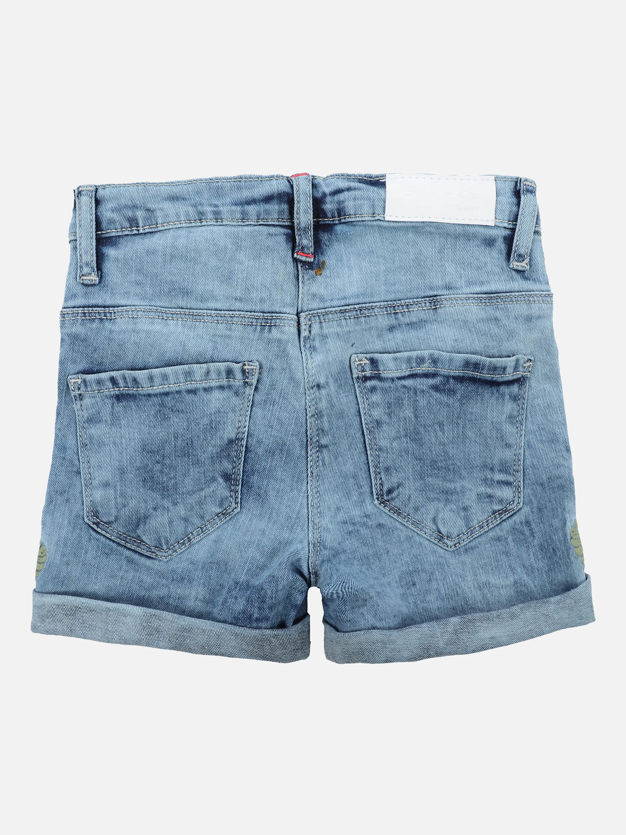 Stop + Go MG Jeans Shorts in mittelblau Blau 853541 MITTELBLAU 2