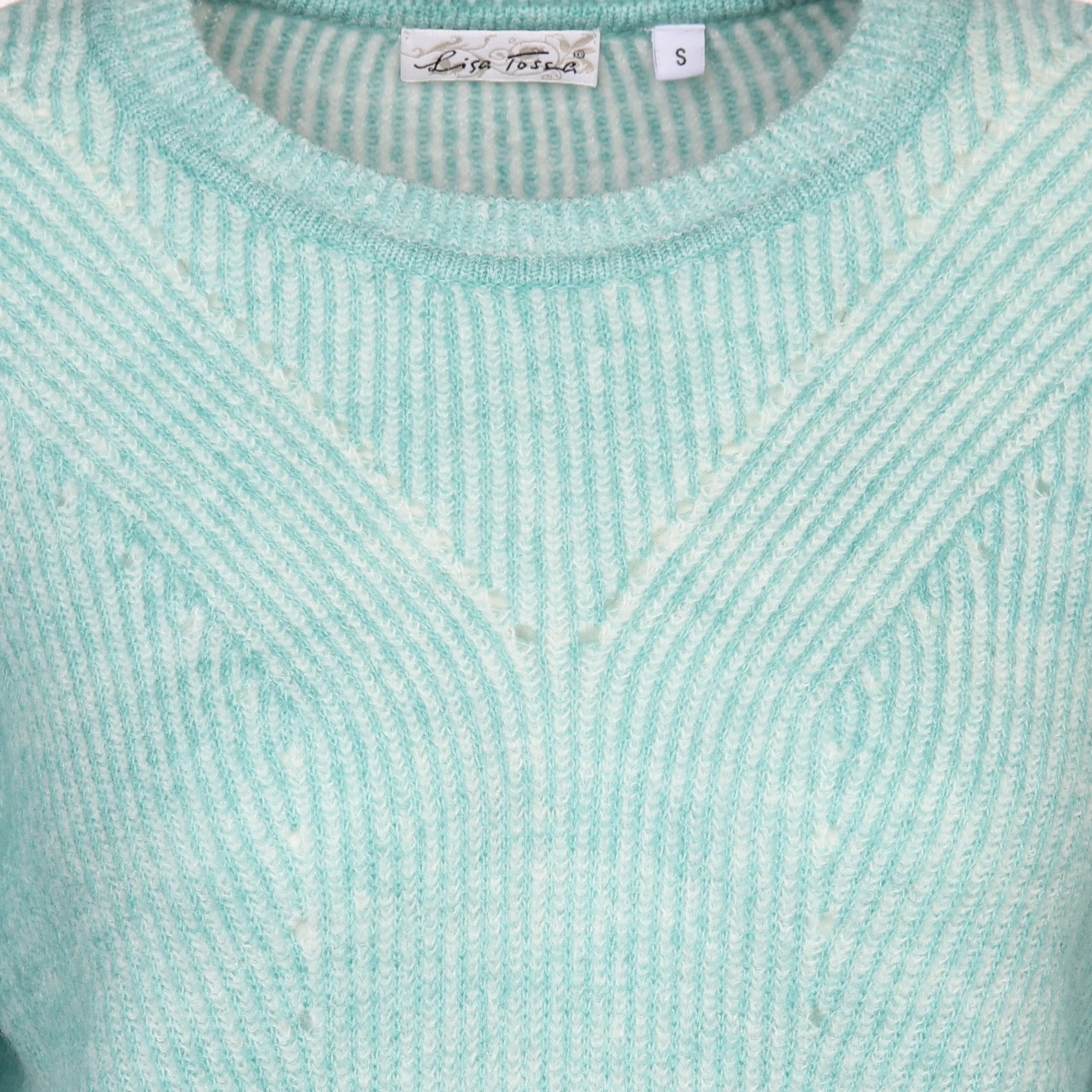 Lisa Tossa Da-Pullover m.Tunnelzug Türkis 880919 JADE 3