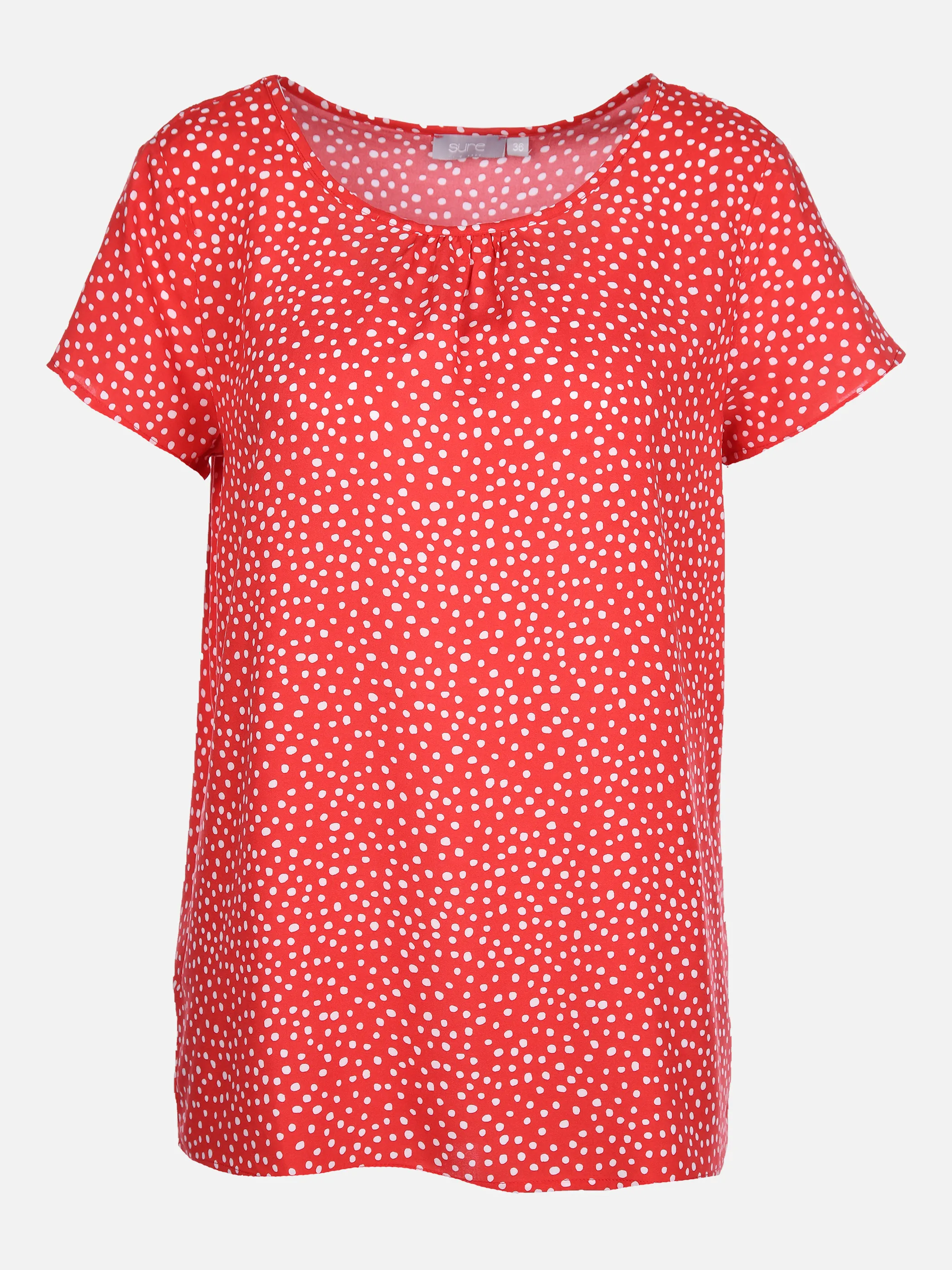 Sure Da-Kurzarm-Bluse m. Print Rot 862266 MULTI 2 1 Sure Da-Kurzarm-Bluse m. Print Rot 862266 MULTI 2 1