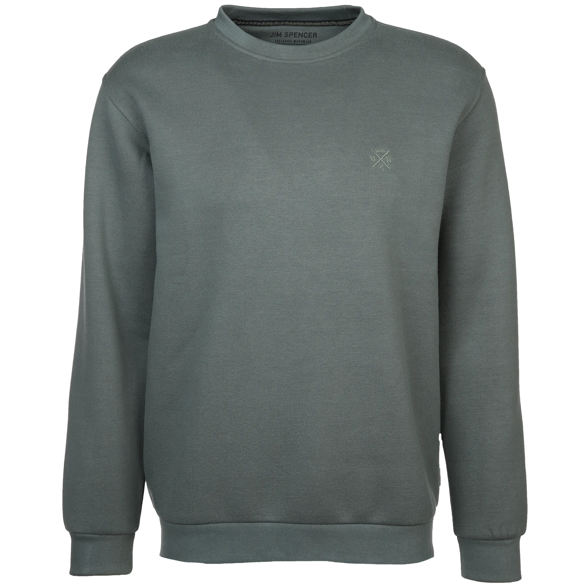 Herren Sweatshirt mit Stickerei | SALBEI | noSize | 887816-salbei