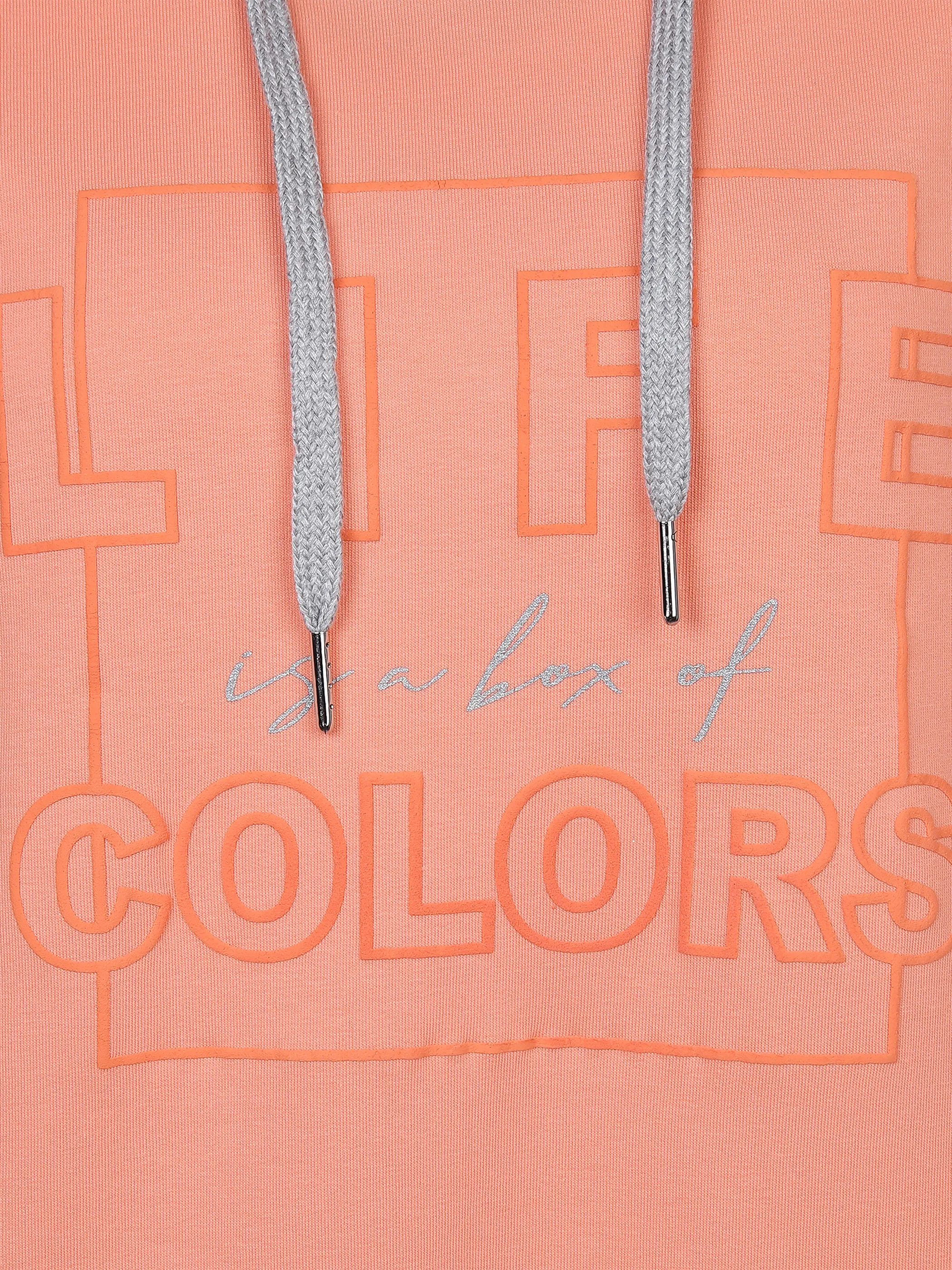 Sure Da-Kapuzensweatshirt m.Frontpr Orange 874335 PAPAYA/S 3 Sure Da-Kapuzensweatshirt m.Frontpr Orange 874335 PAPAYA/S 3