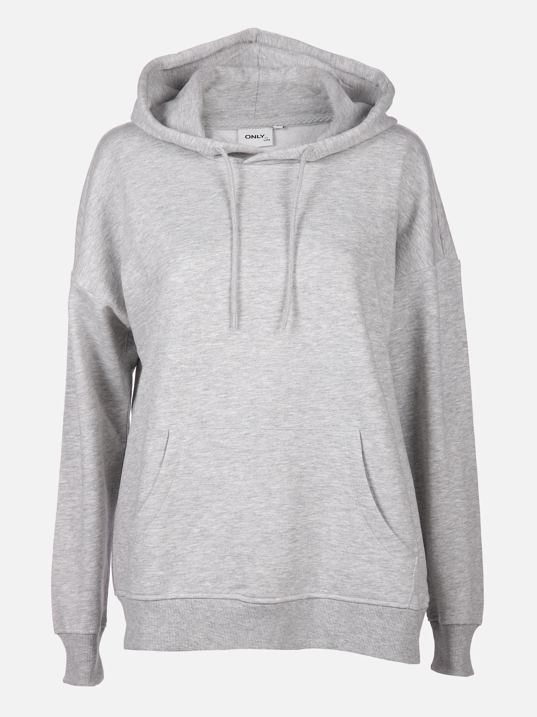 Only 15223157 ONLFEEL LIFE L/S HOOD Grau 846845 179073 1