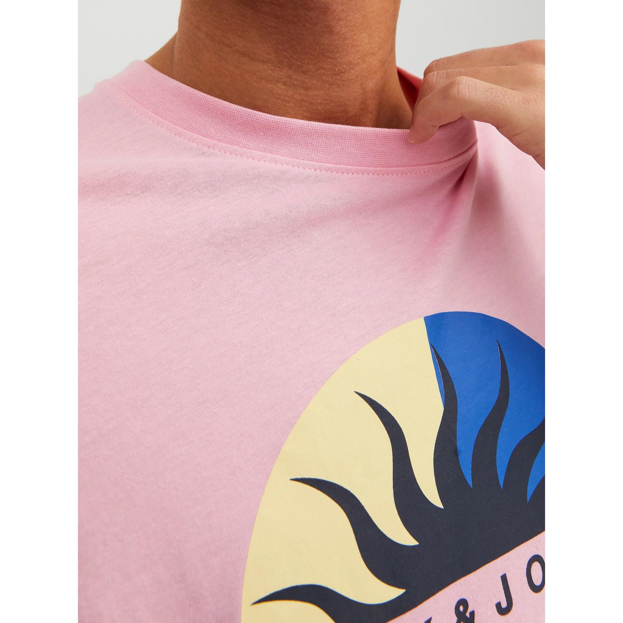 Jack Jones 12234214 JORTULUM LOGO TEE SS Rosa 877752 176927 3