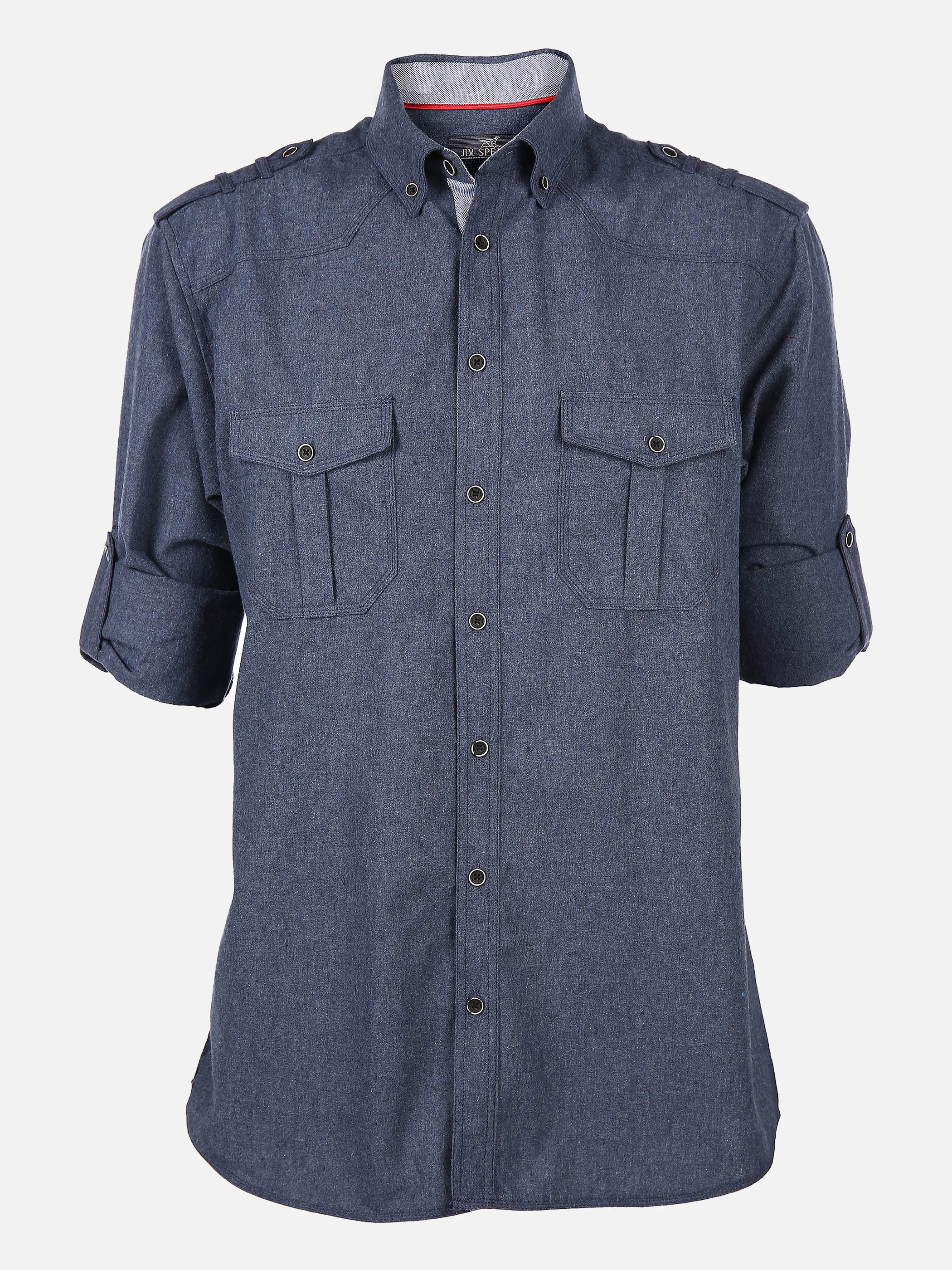 Jim Spencer He. Flanellhemd 1/1 Arm uni Blau 829079 JEANS 1 Jim Spencer He. Flanellhemd 1/1 Arm uni Blau 829079 JEANS 1