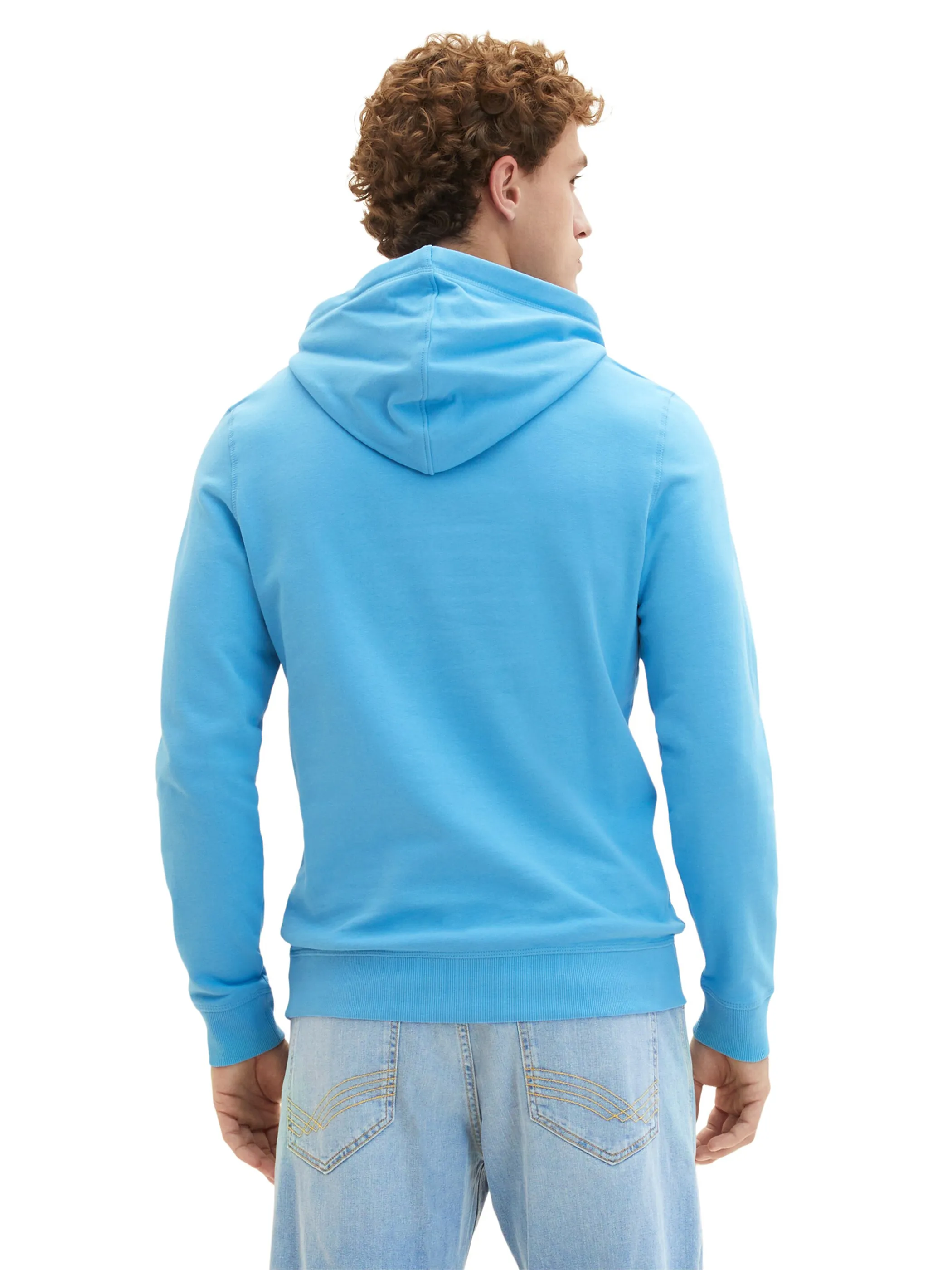 Tom Tailor 1038605 hoodie with print Blau 880532 18395 2